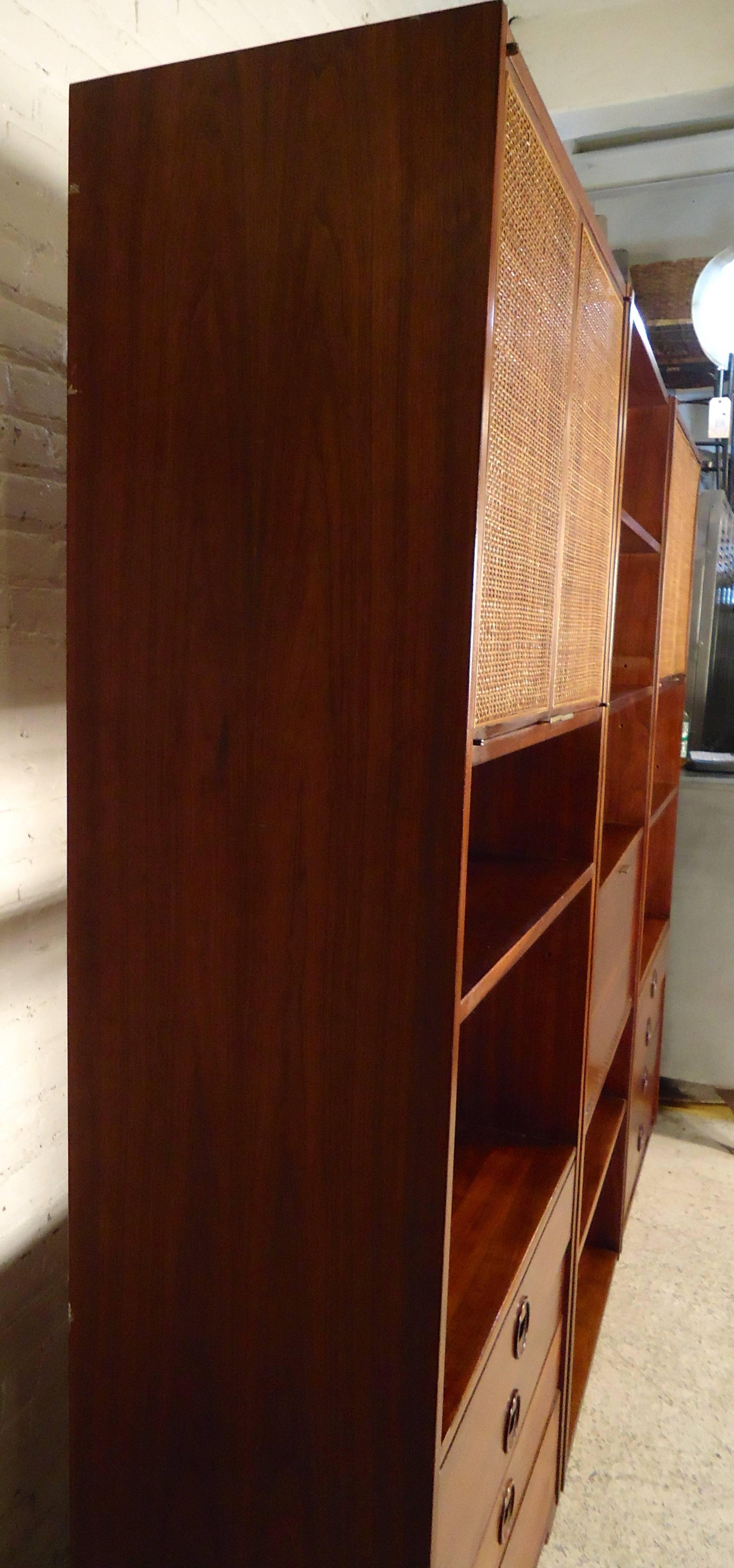 midcentury wall unit