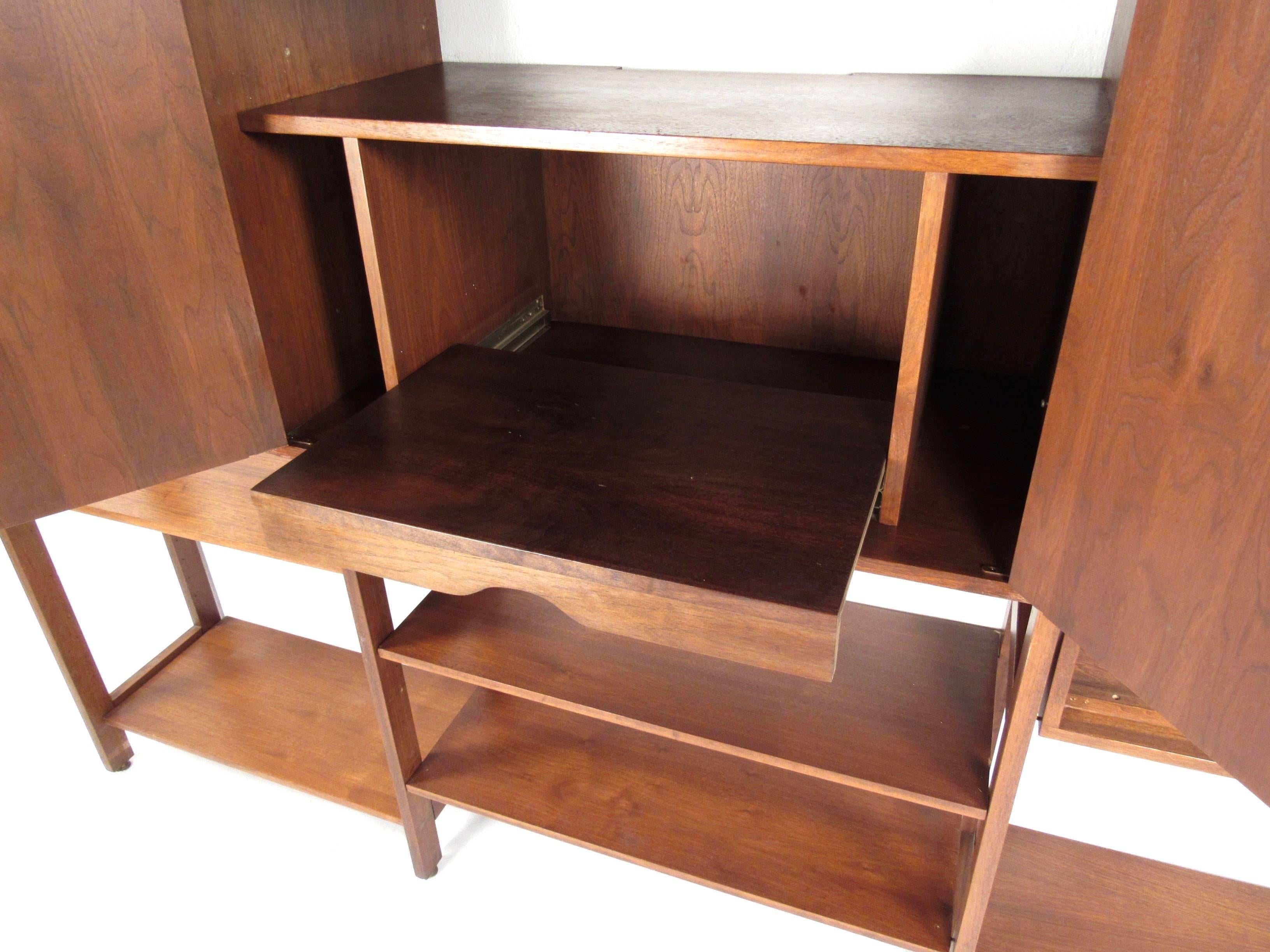 Vintage Modern Bookshelf or Wall Unit For Sale at 1stDibs wall unit