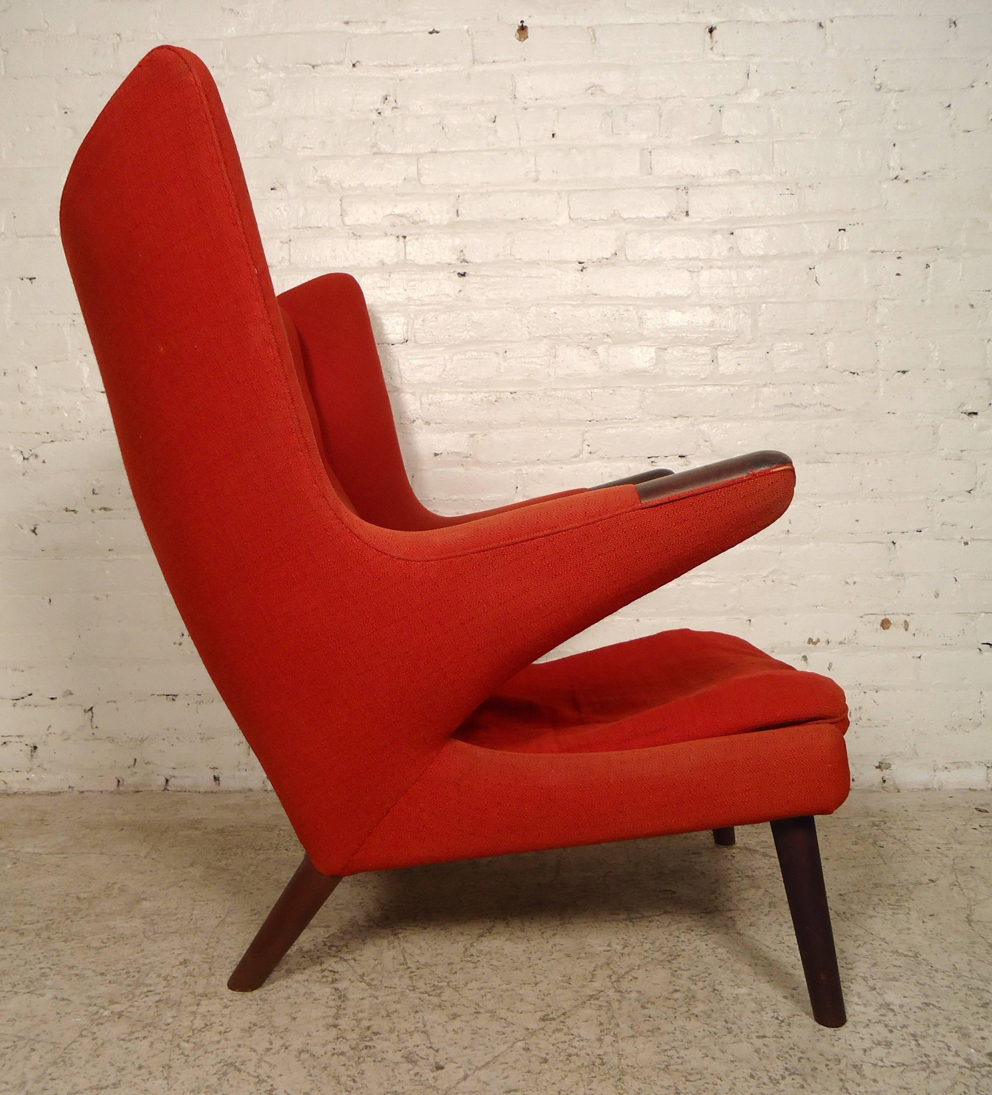 Mid-Century Modern Hans Wegner Papa Bear Chair