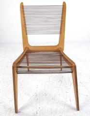 Jacques Guillon Cord Chairs, circa 1950s