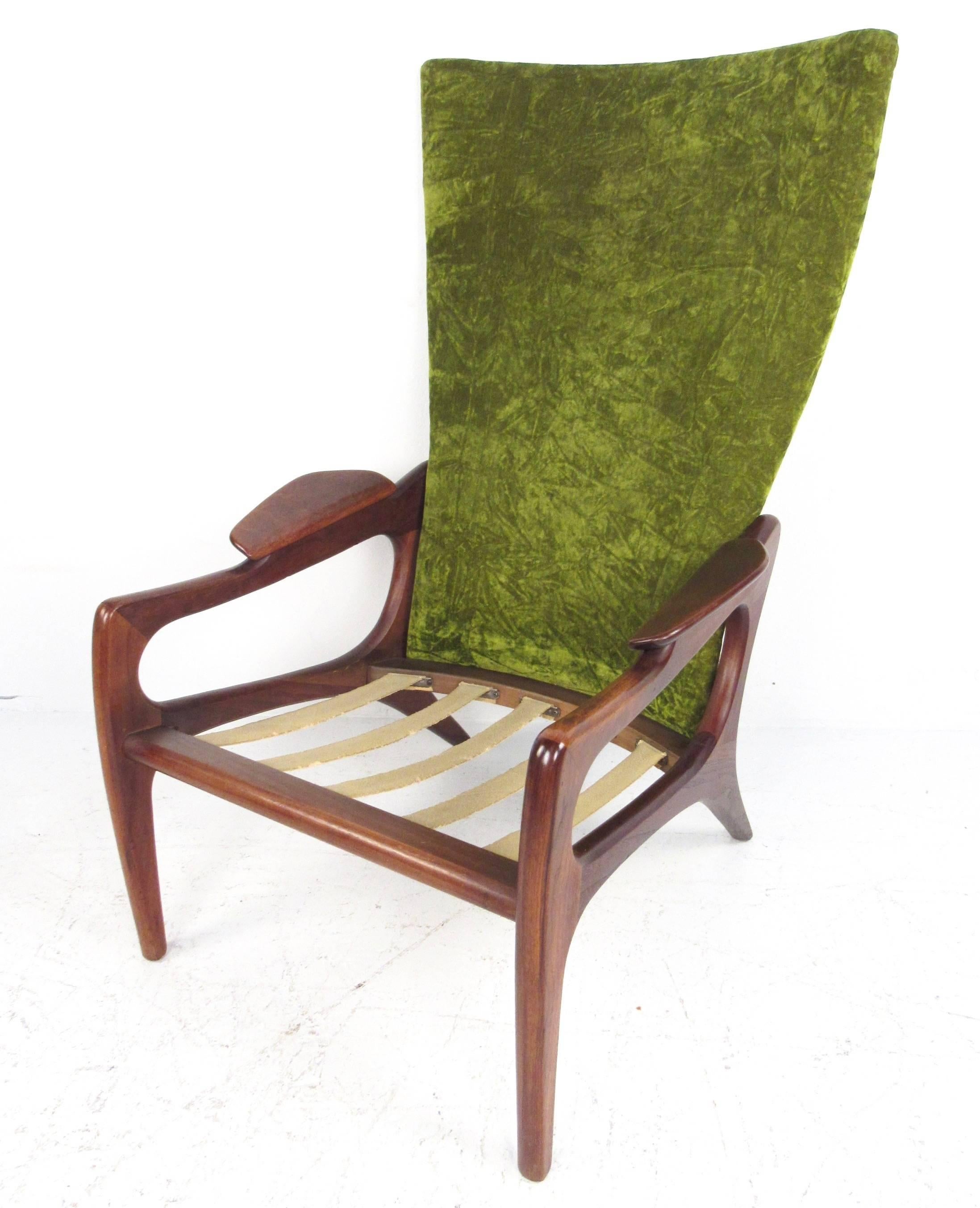 adrian pearsall wingback chair