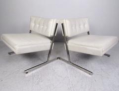 Pair of Mid-Century Harvey Probber Slipper Chairs
