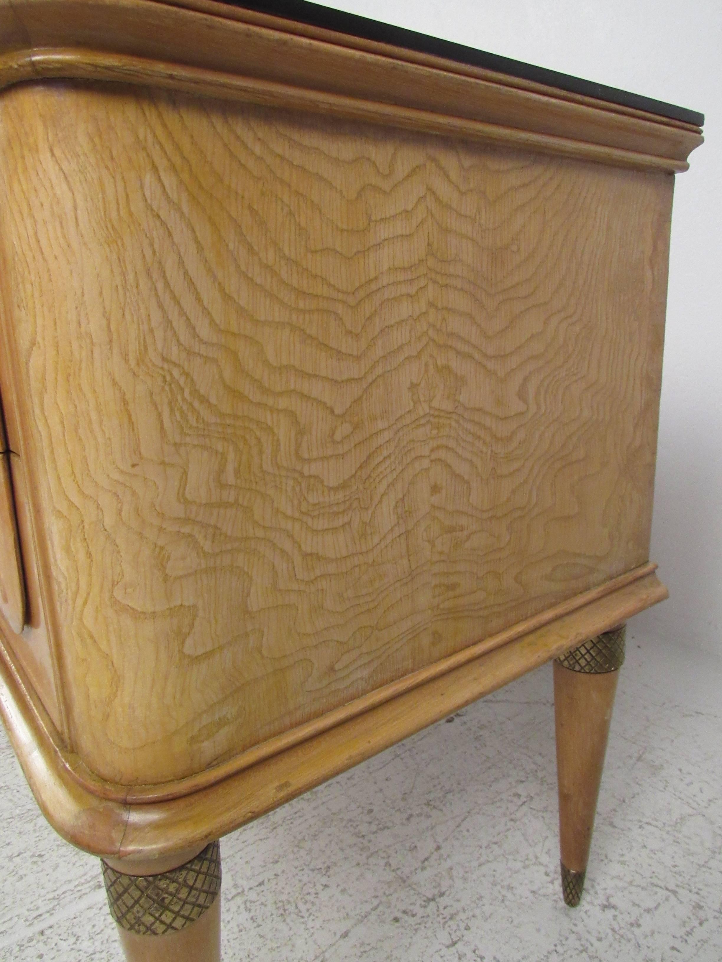 Wood  Italian Modern Dresser in the Style of Gio Ponti