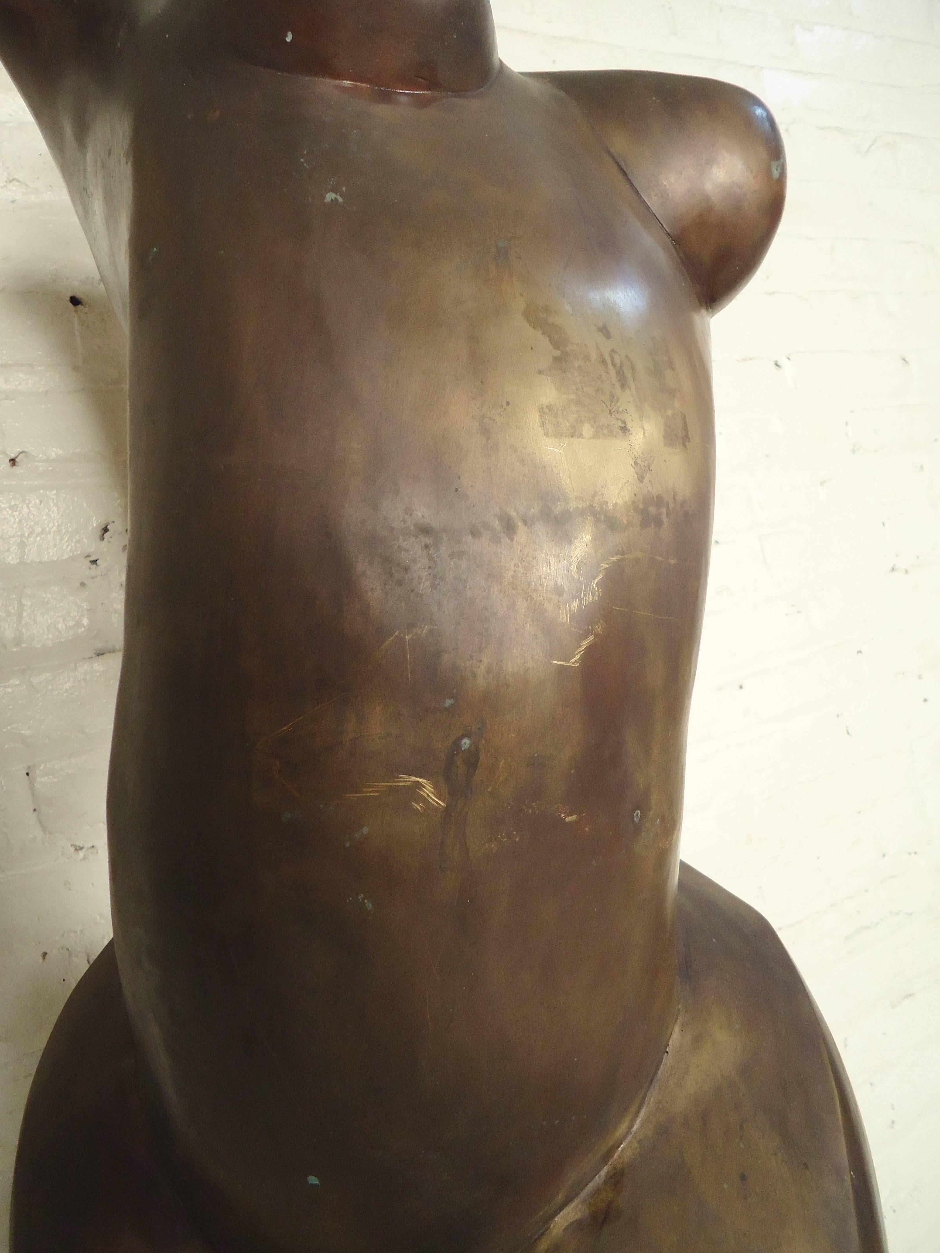 Mid-Century Modern Fantastic Abrtract Bronze Figure