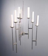 Lustre de style candélabre moderne du milieu du siècle dernier