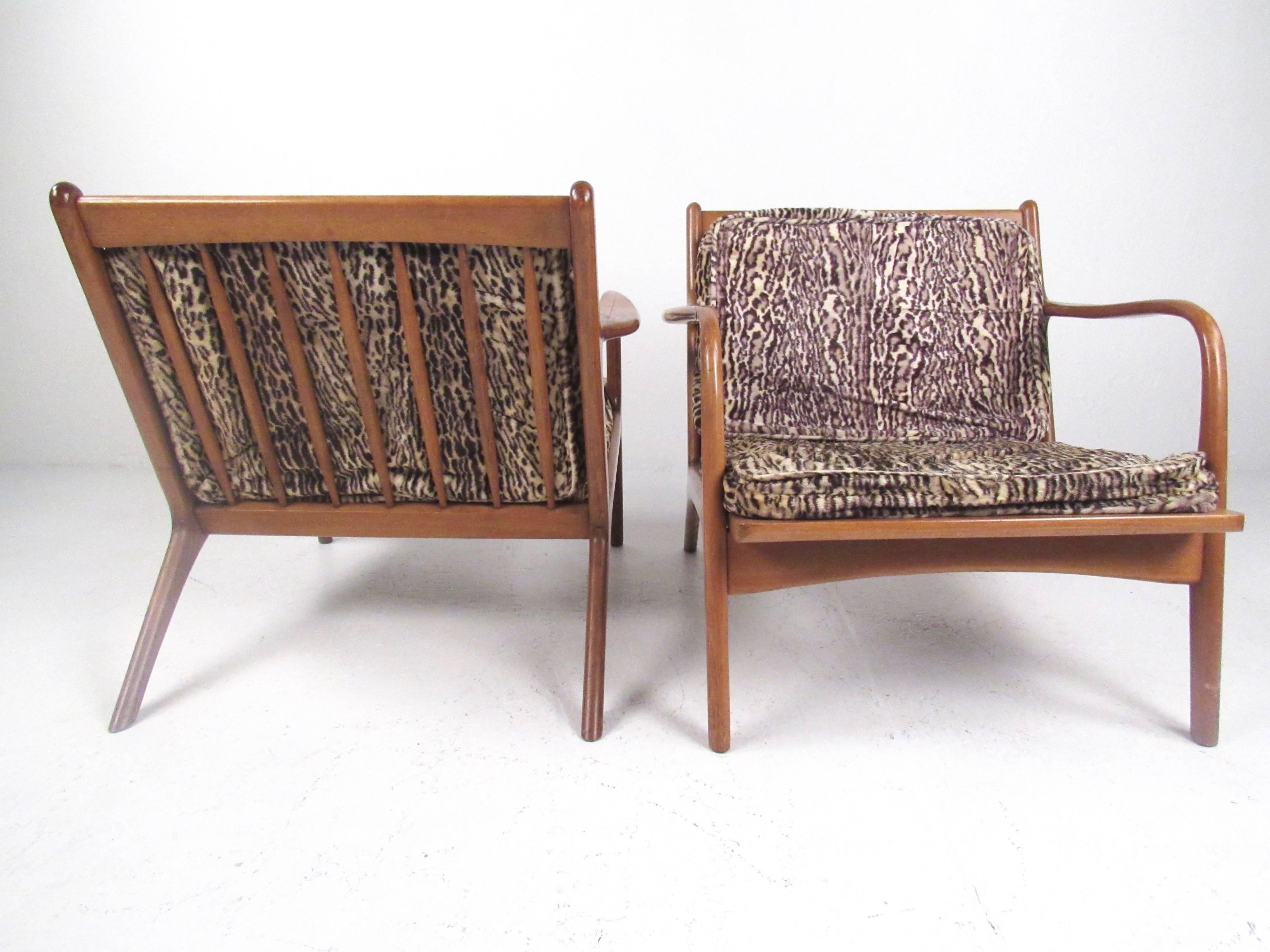 Mid-Century Modern Mid-Century Lounge Chairs in the Manner of Folke Ohlsson