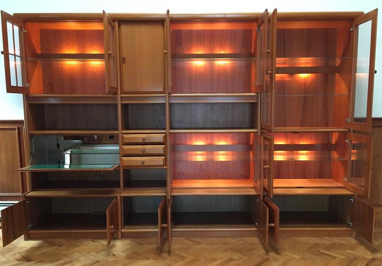 Large Teak Wall Unit For Sale At 1stdibs