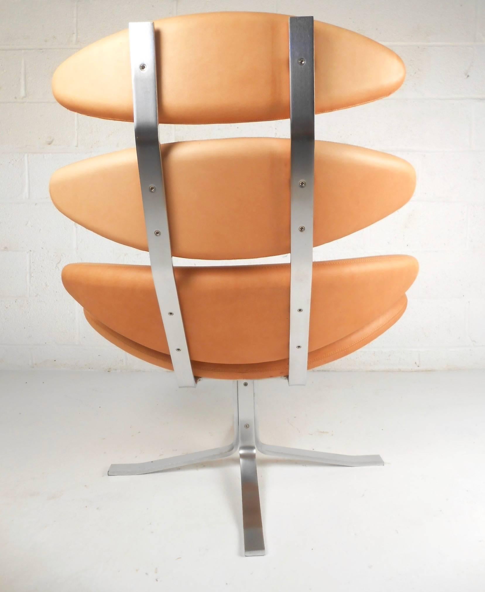 Mid-Century Modern Poul M. Volther Corona Chair for Erik Jørgensen
