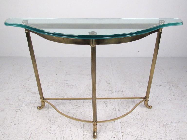 Contemporary Modern Demilune Hall Table For Sale at 1stDibs | modern ...