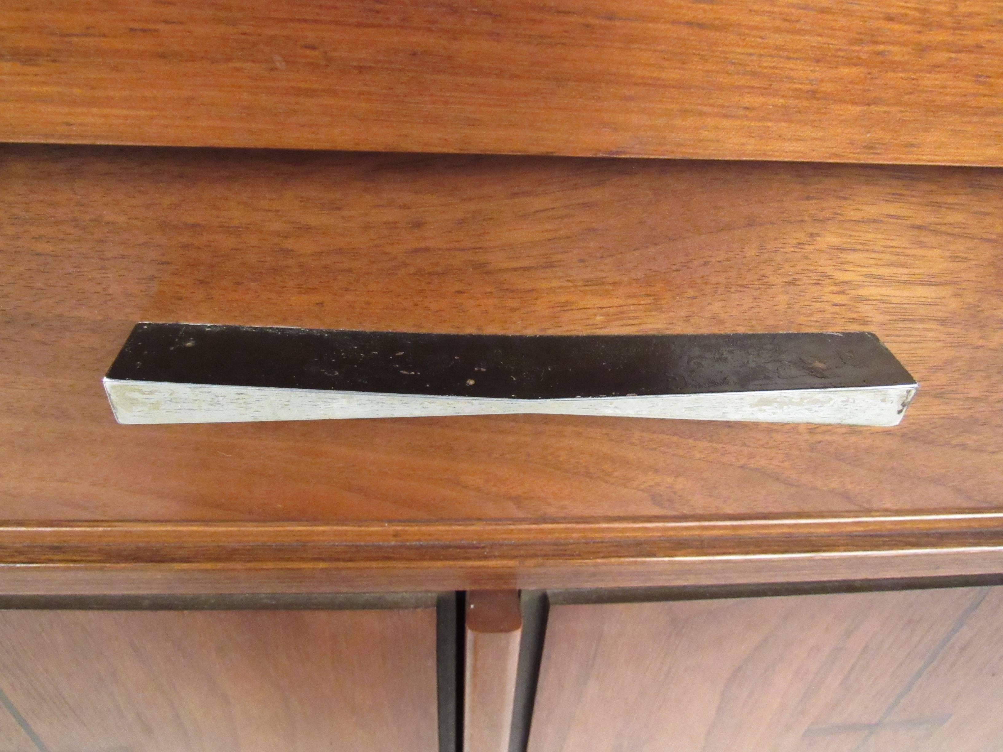 American Petite Lane Credenza with Bowtie Inlay