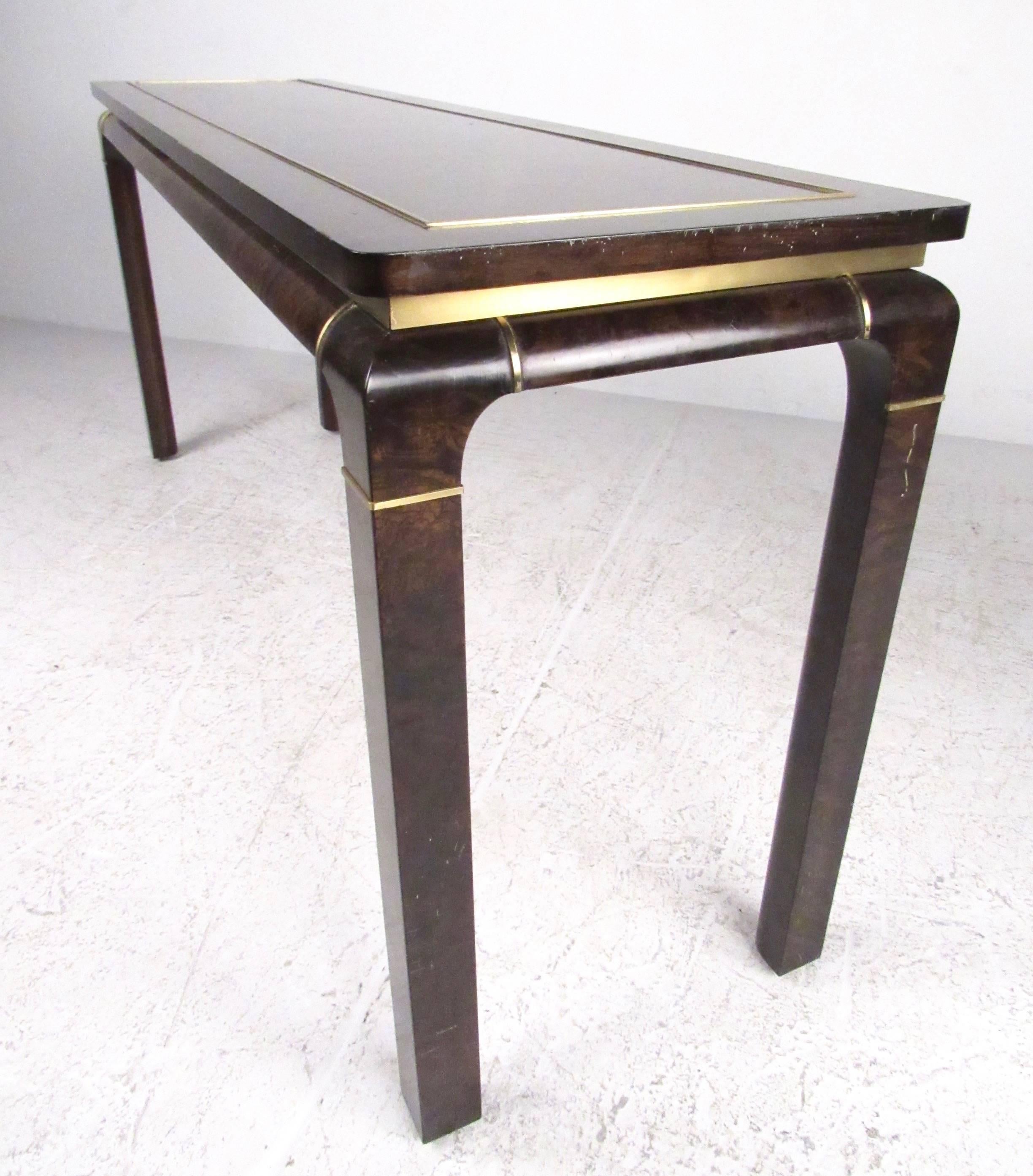 American Mid-Century Console Table by John Stuart Inc For Sale