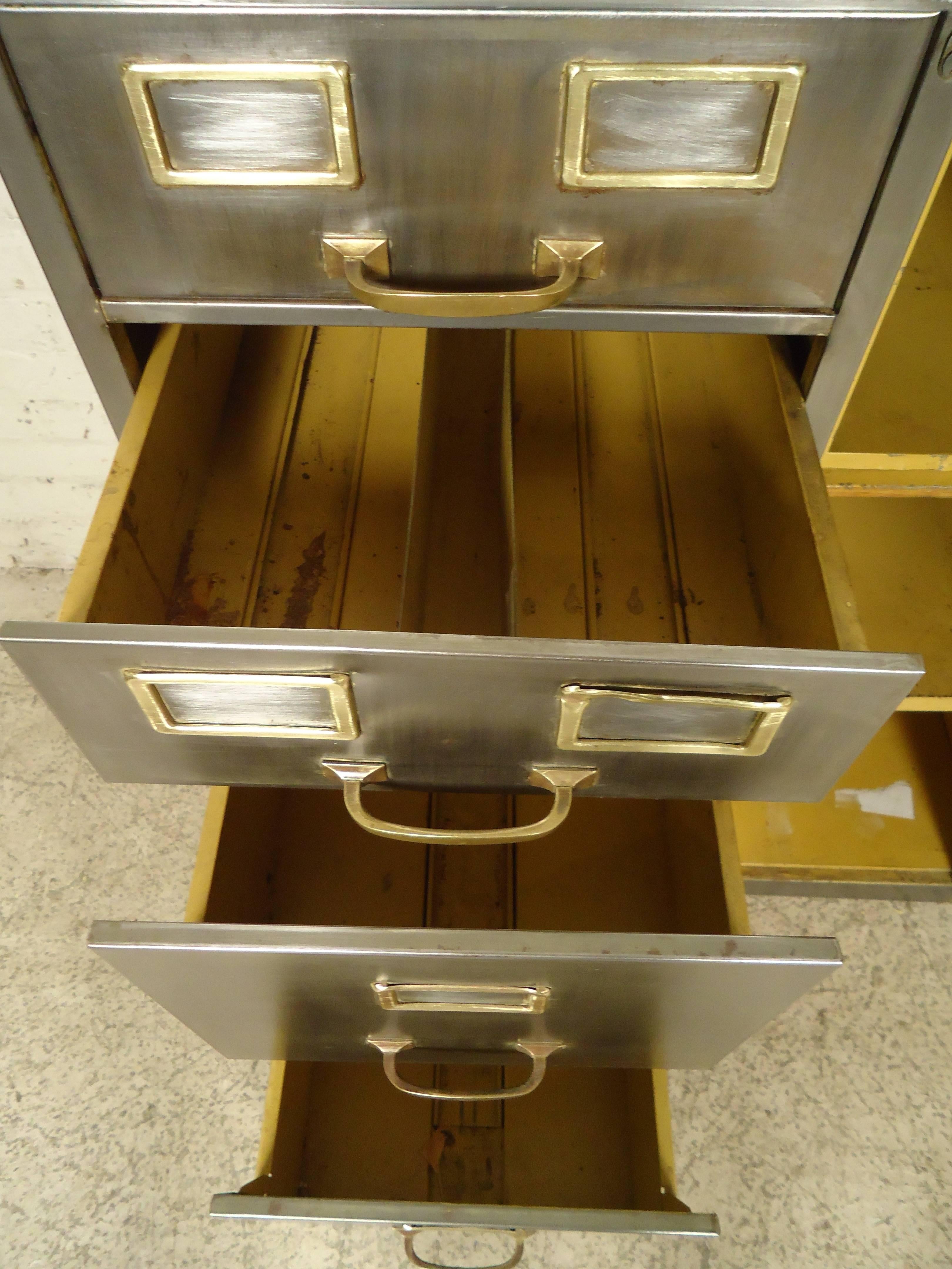 Industrial Metal File Cabinet 1