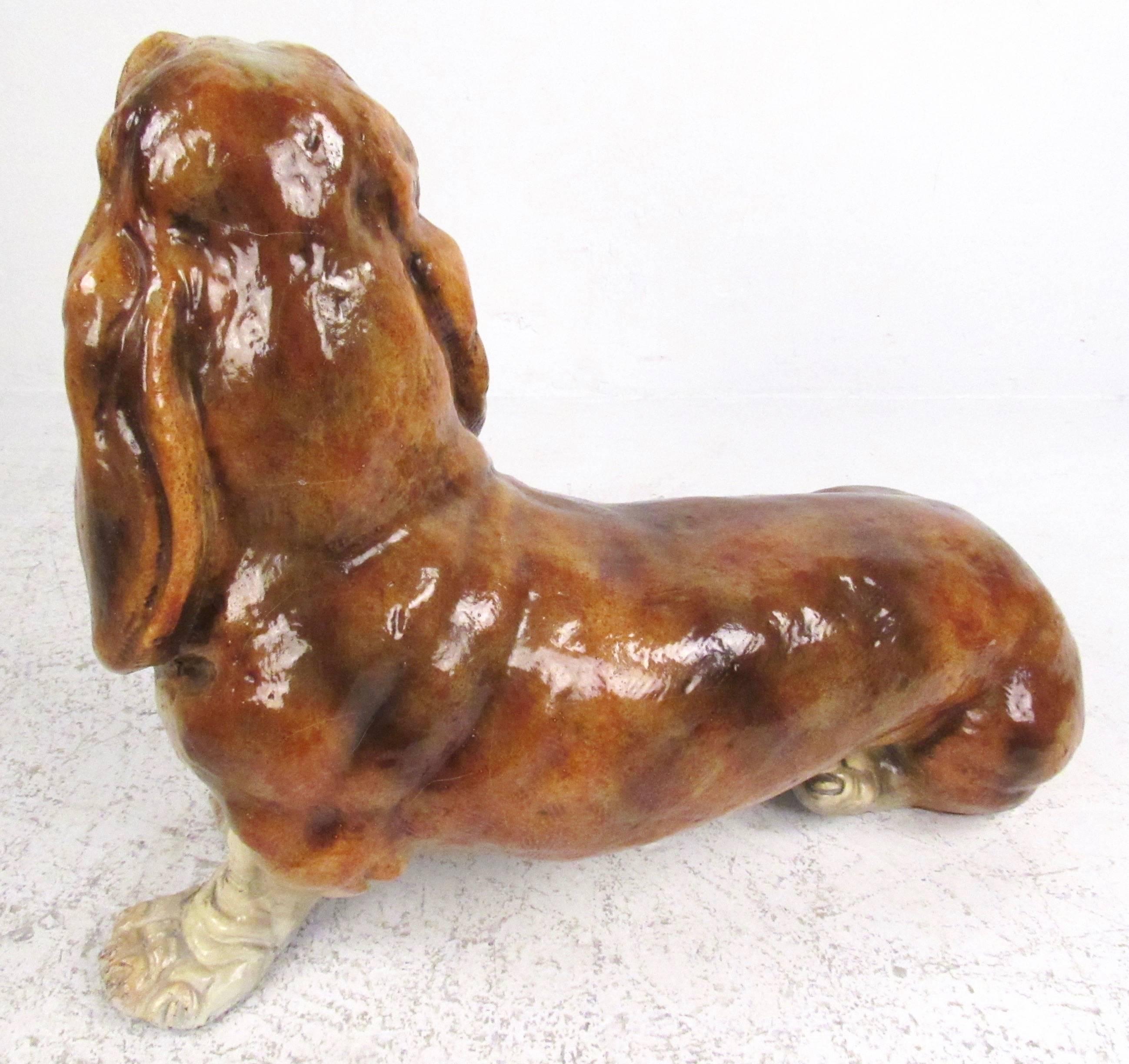 basset hound statues