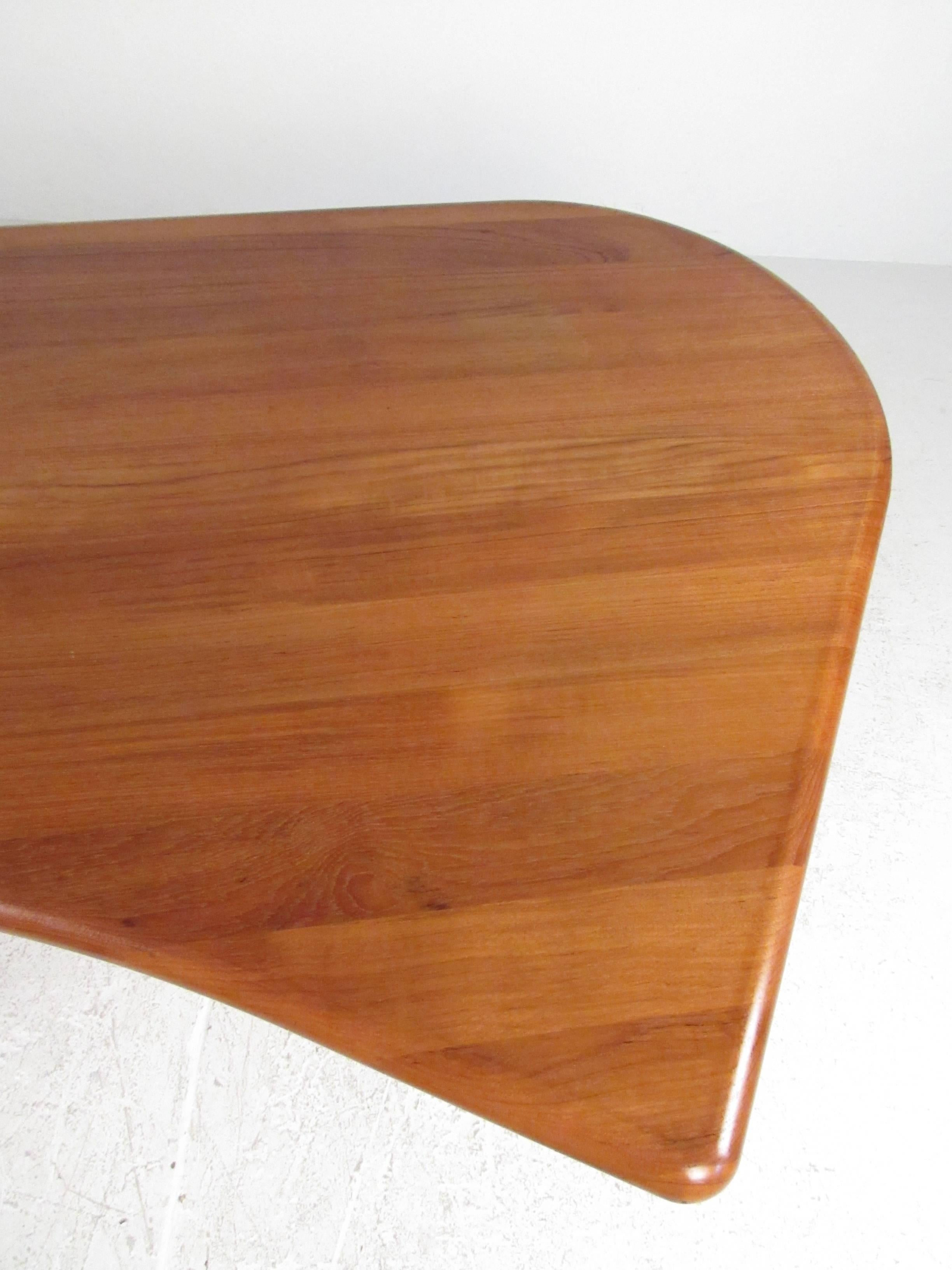 20th Century Organic Modernist Teak Desk by the Association of Danish Furniture Industries