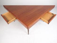 Harvey Probber Triangular Sofa Table