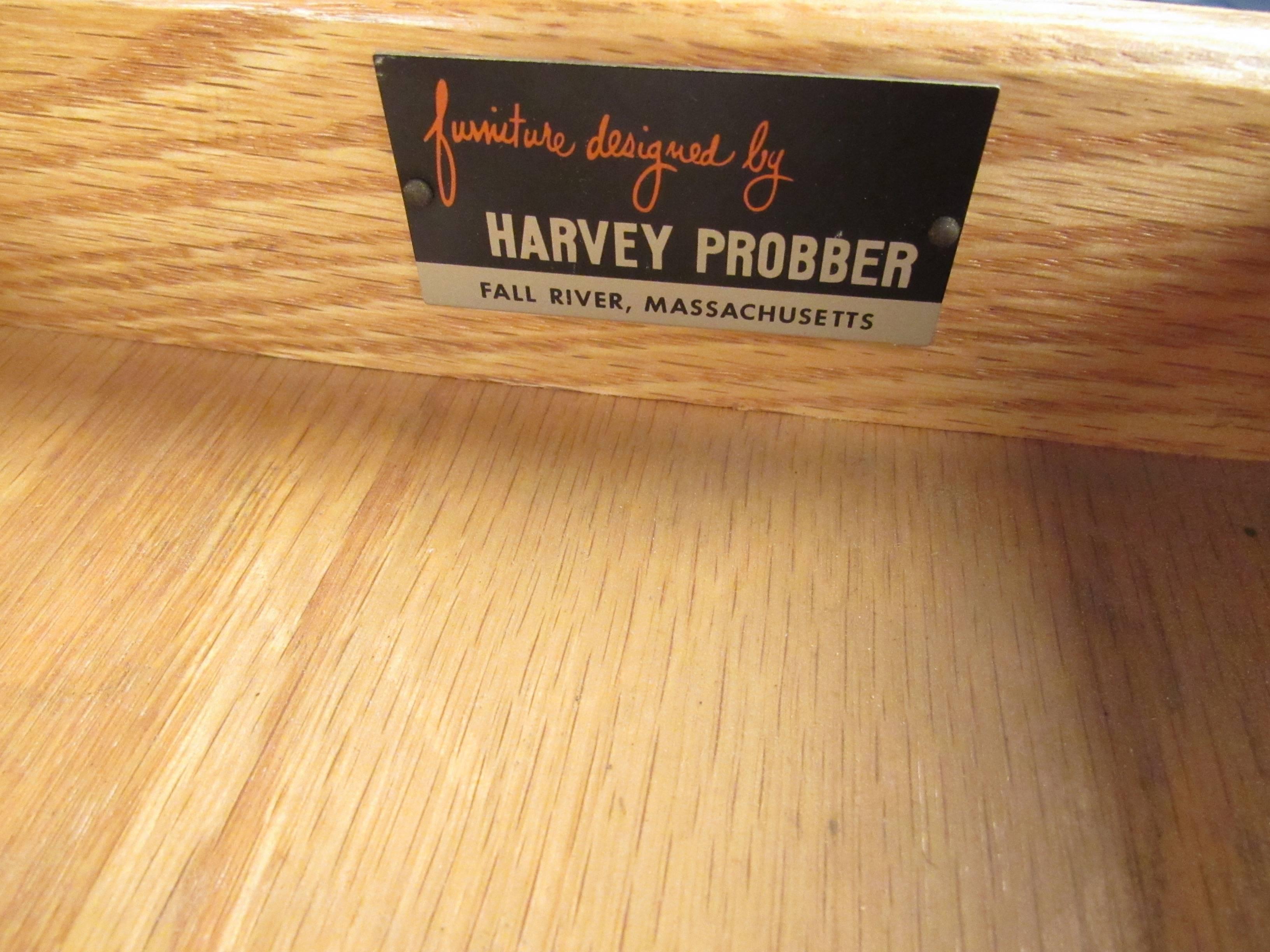 American Harvey Probber Triangular Sofa Table