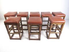 Set of Mid-Century Modern Counter Stools
