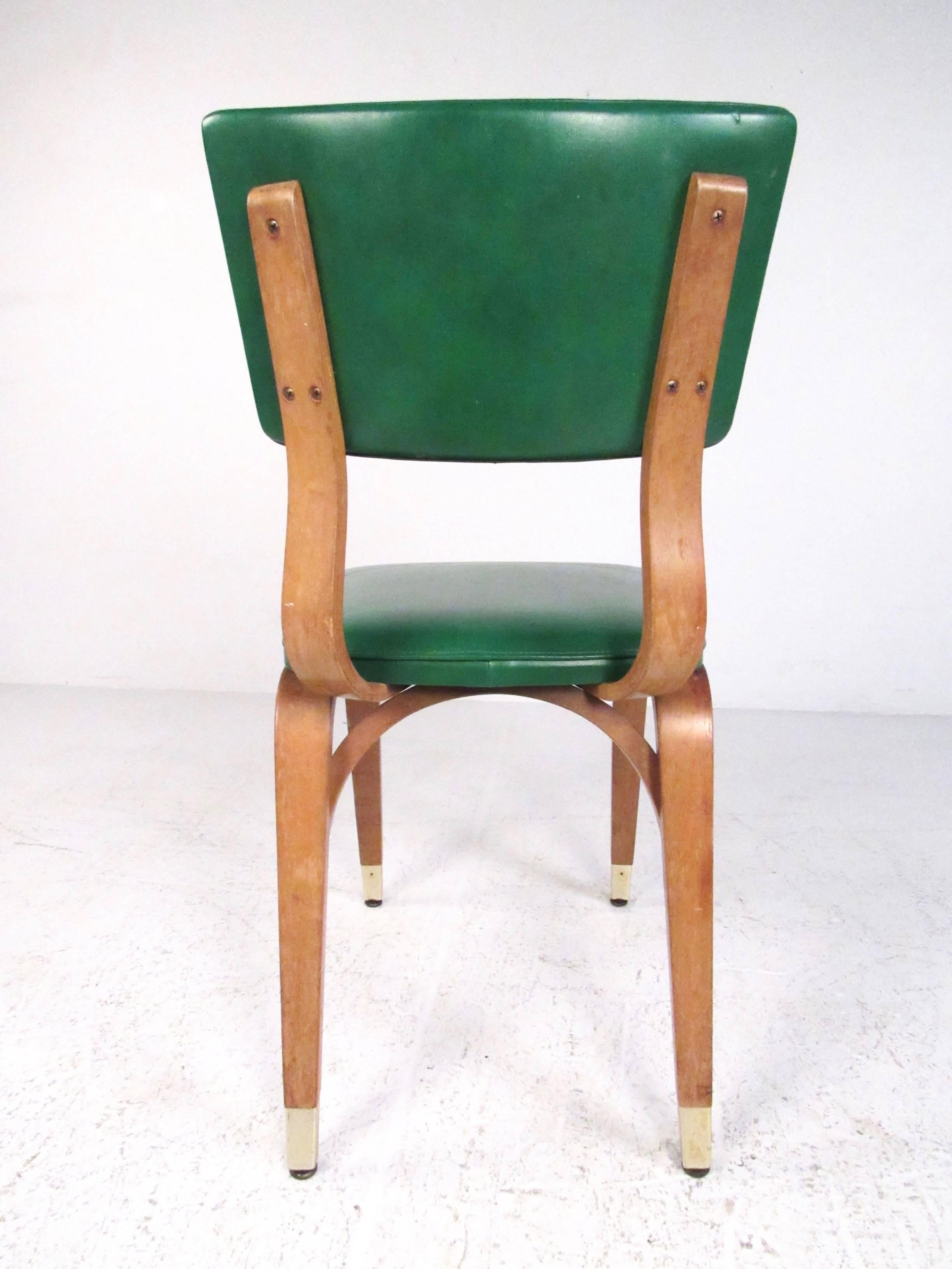 Mid-Century Modern Set of Four Midcentury Thonet Style Dining Room Chairs