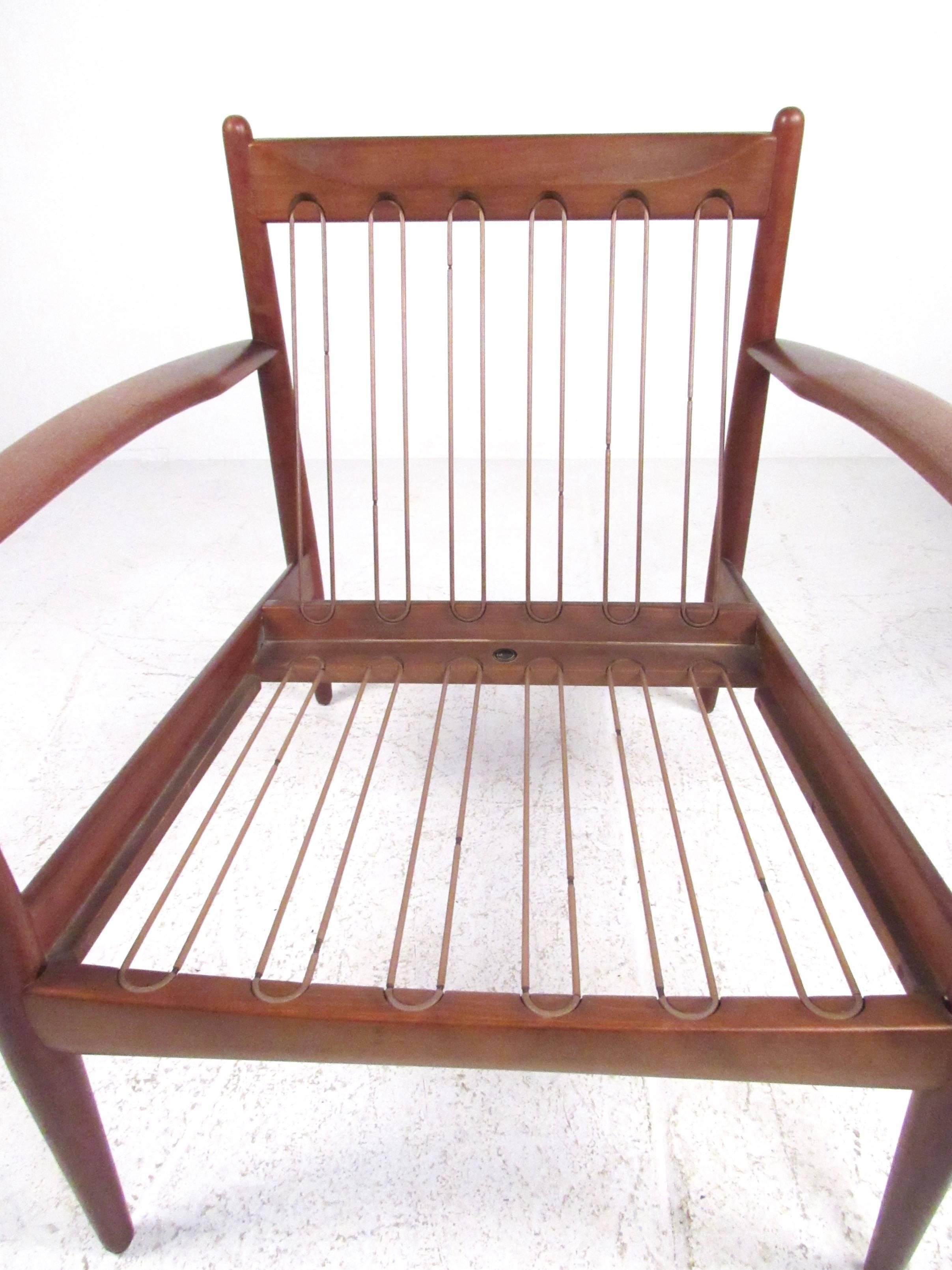 Grete Jalk Lounge Chairs for France & Daverkosen In Good Condition In Brooklyn, NY