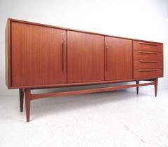 Arne Vodder Style Danish Teak Sideboard