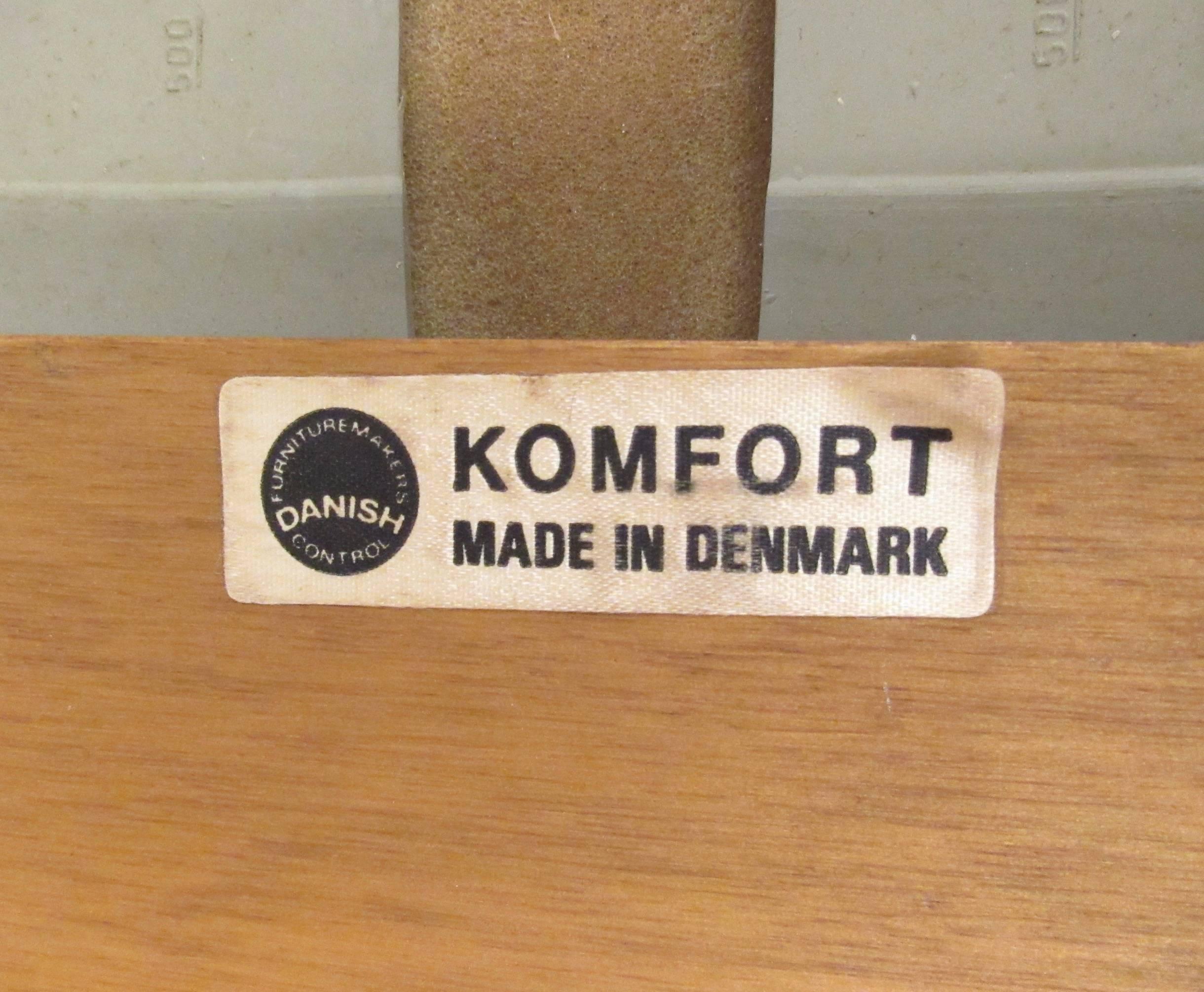 20th Century Danish Modern Teak Sofa by Komfort