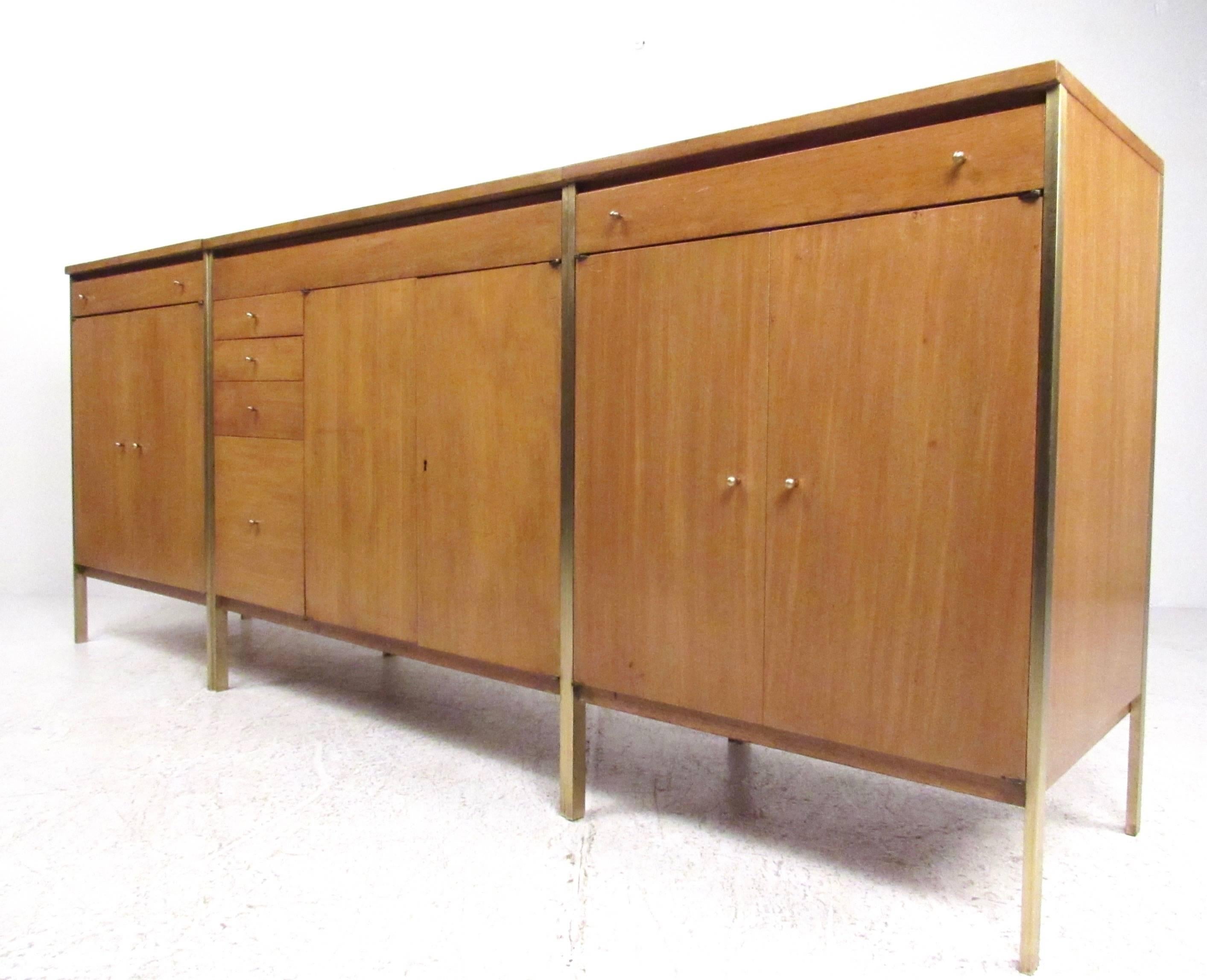 American Paul McCobb Connoisseur Collection Three-Piece Sideboard for H. Sacks and Son