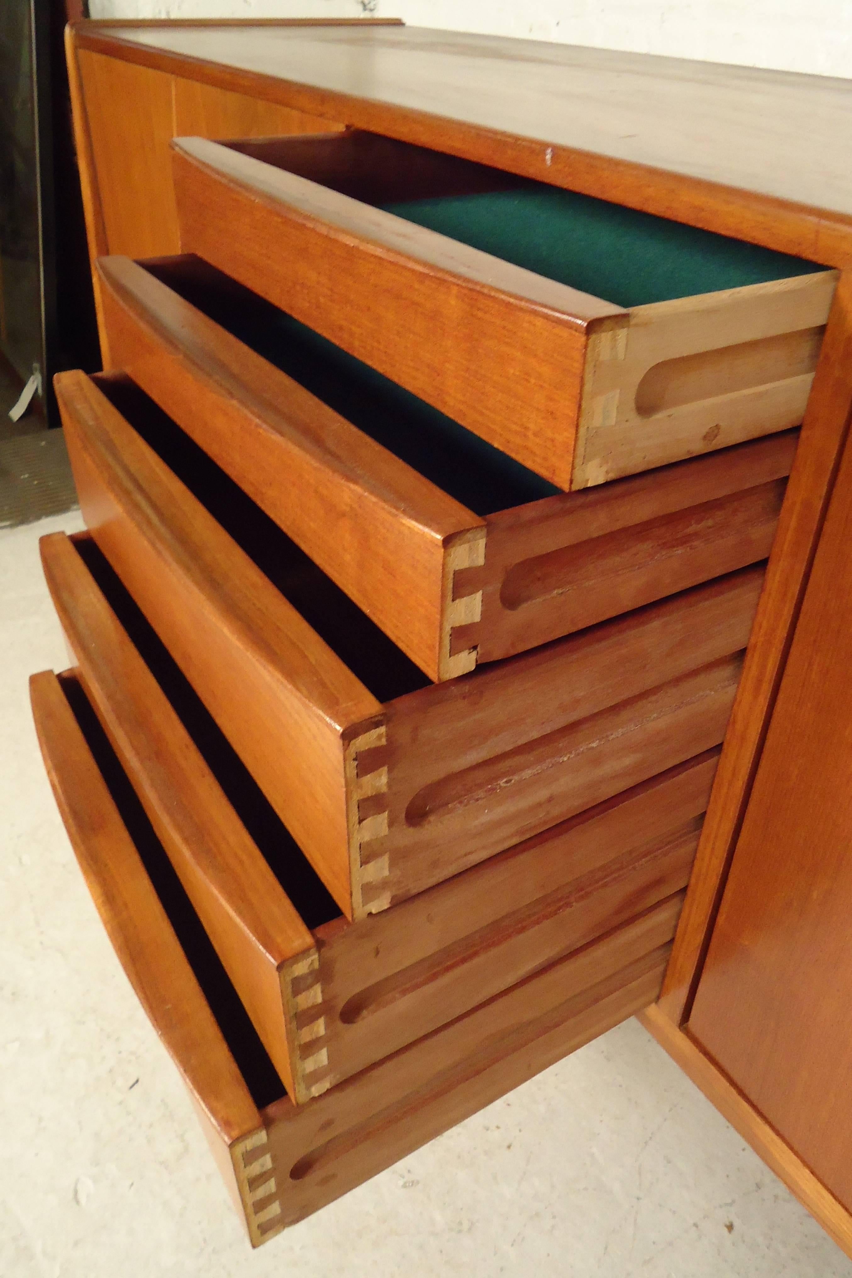modern mid-century server
