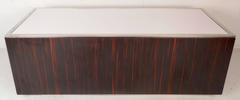 Unusual Mid-Century Modern Rosewood and Laminate Coffee Table