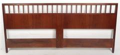 Mid-Century Modern Walnut King-Size Headboard