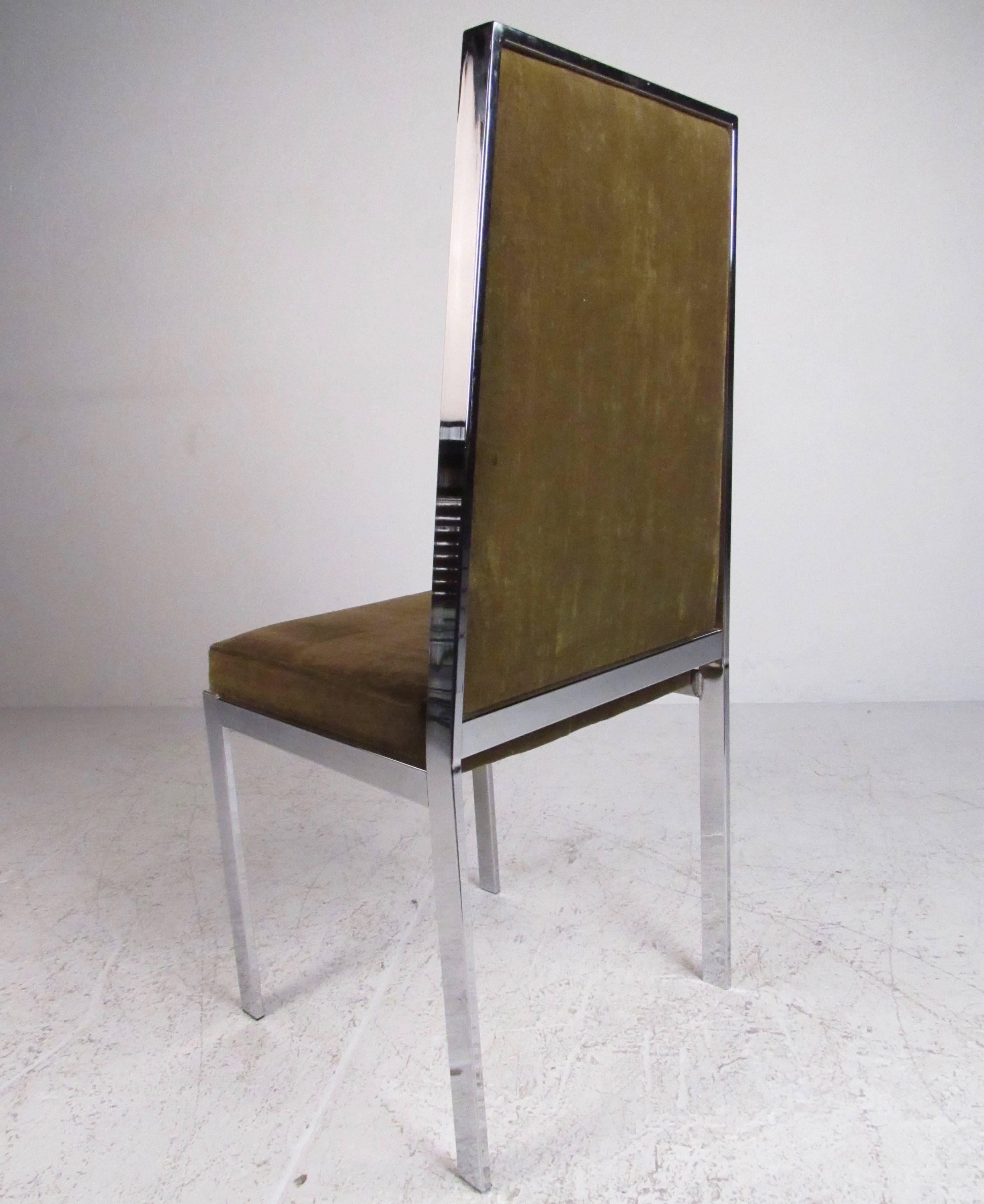 Stilvolle moderne Esszimmerstühle (Moderne der Mitte des Jahrhunderts) im Angebot