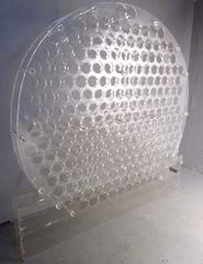 Large Modern Lucite Wine Rack