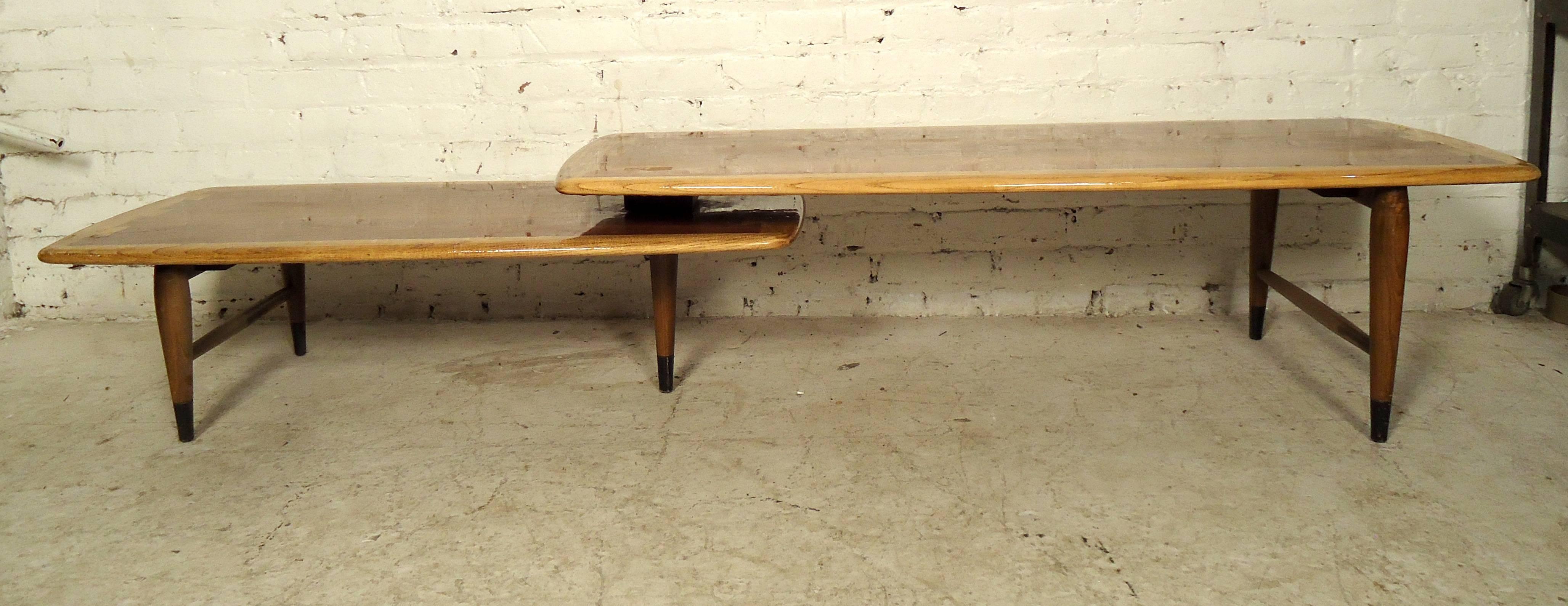 Mid-Century Modern Two-Tier Coffee Table 1