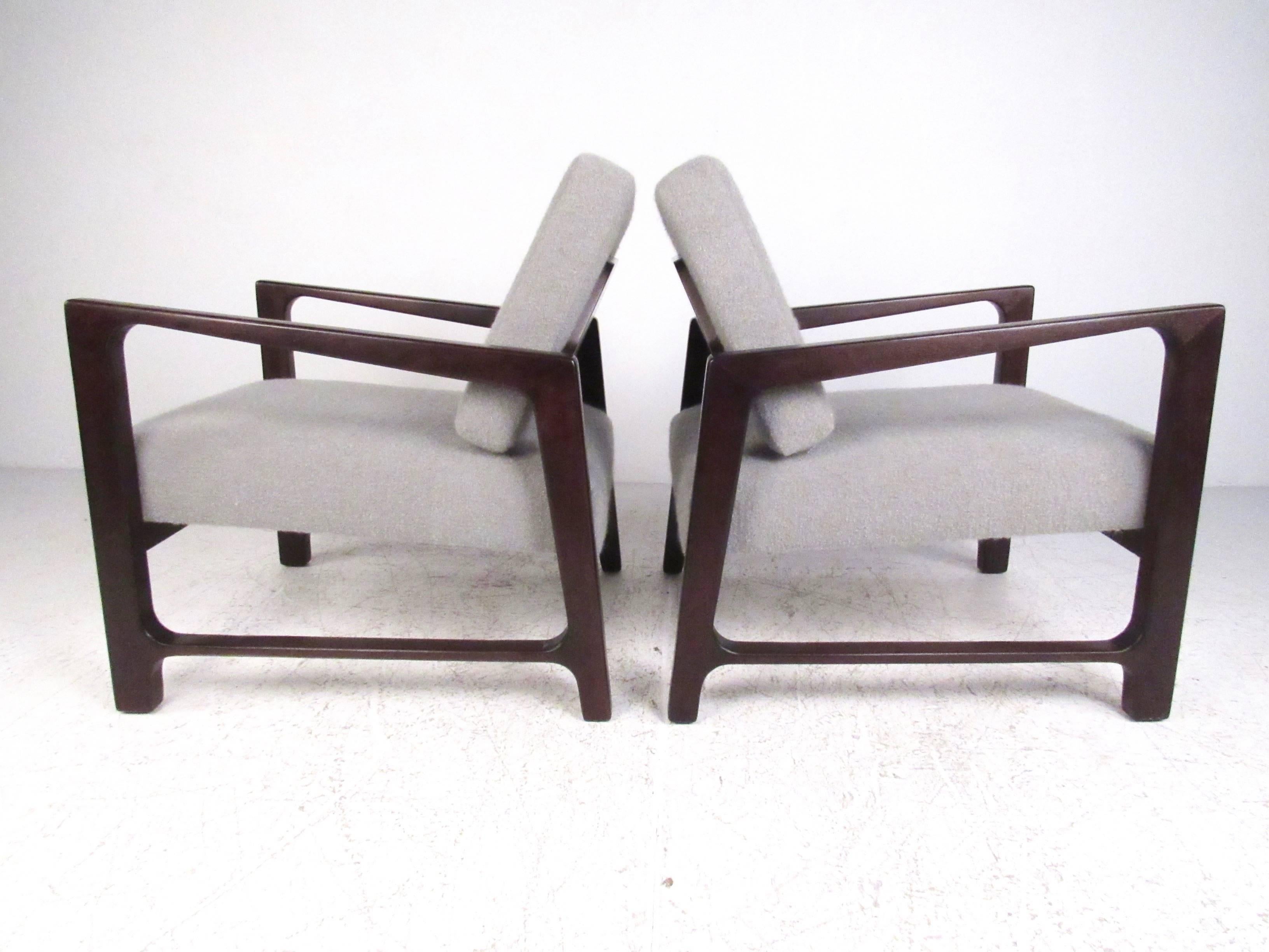 Mid-Century Modern Harvey Probber Lounge Chairs in Rosewood