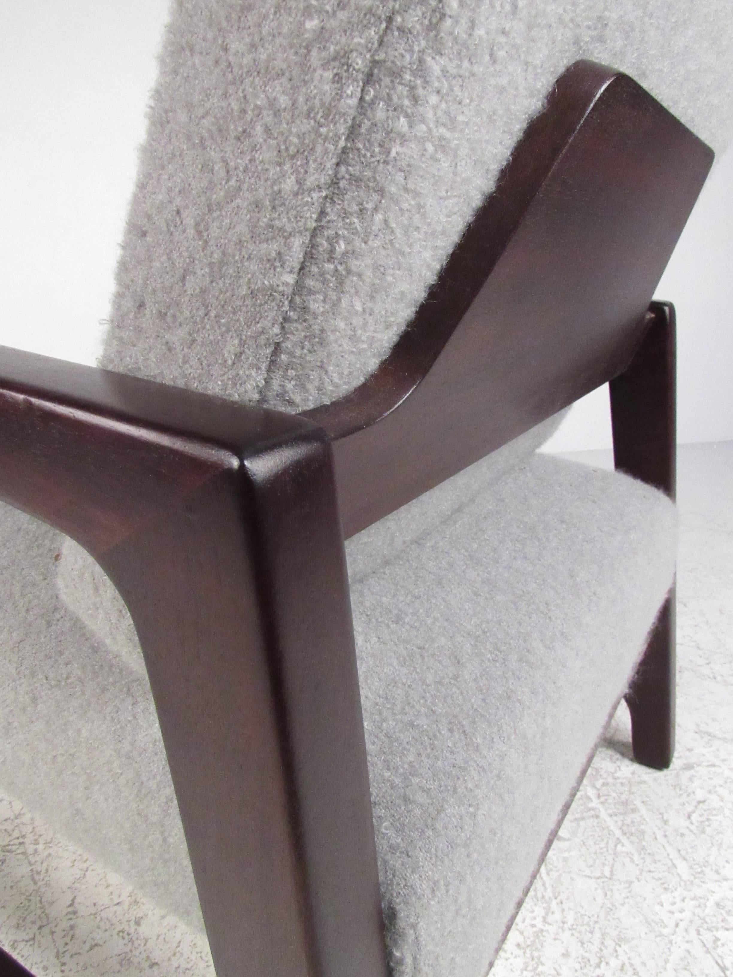 Upholstery Harvey Probber Lounge Chairs in Rosewood