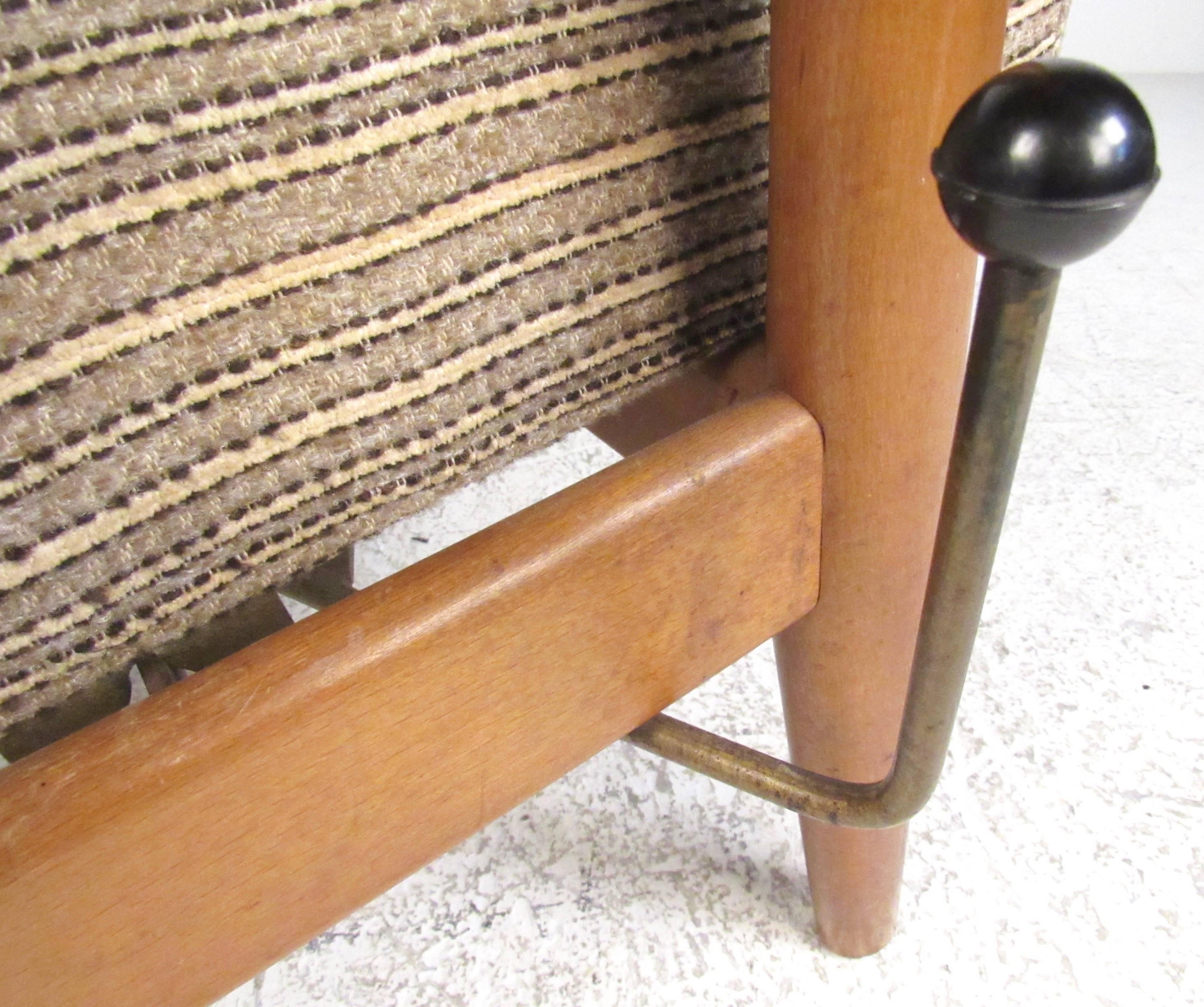 danish teak lounge chair