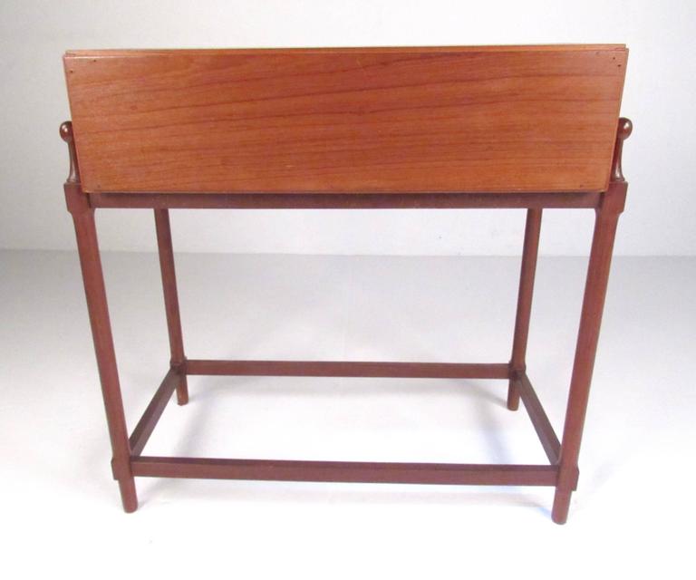 Teak Roll Top Desk by Proserpio Fratelli at 1stDibs