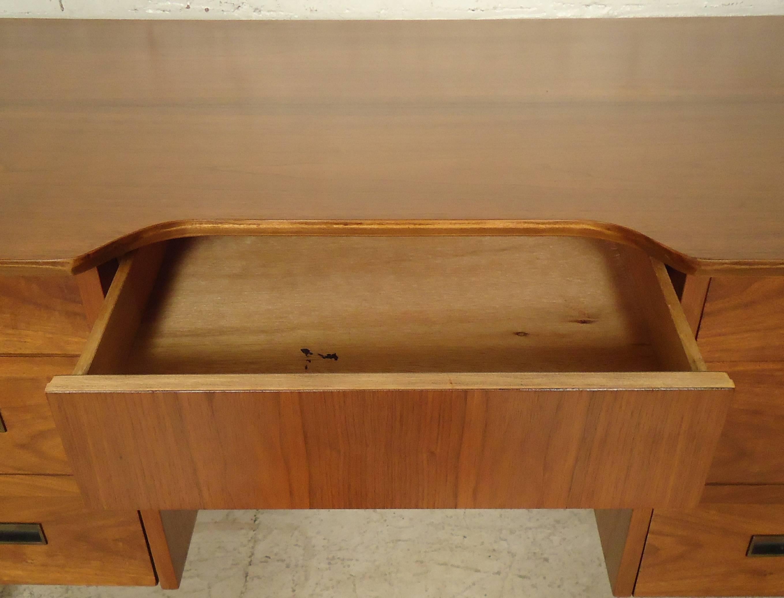 Mid-Century Modern Mid-Century Walnut Desk