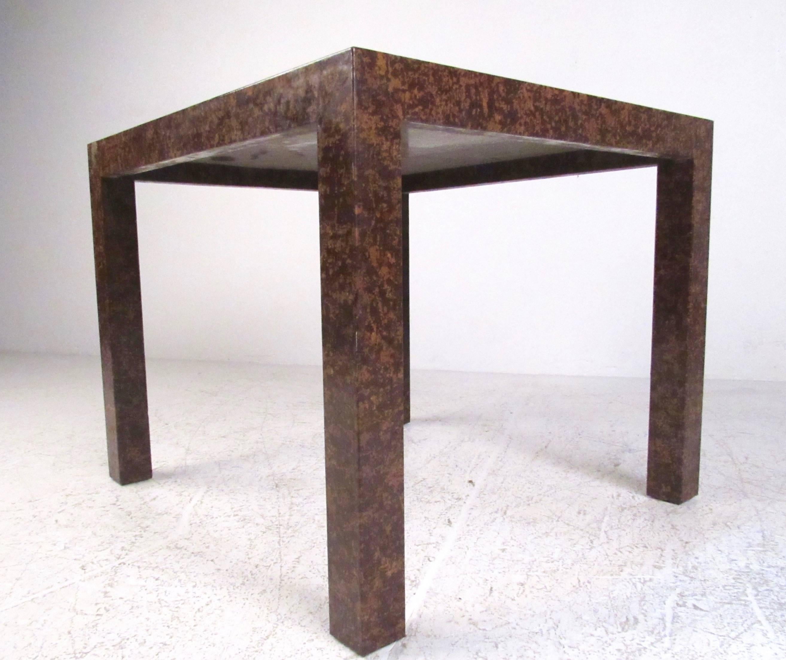 Mid-Century Modern Edward Wormley Style Parsons Side Table
