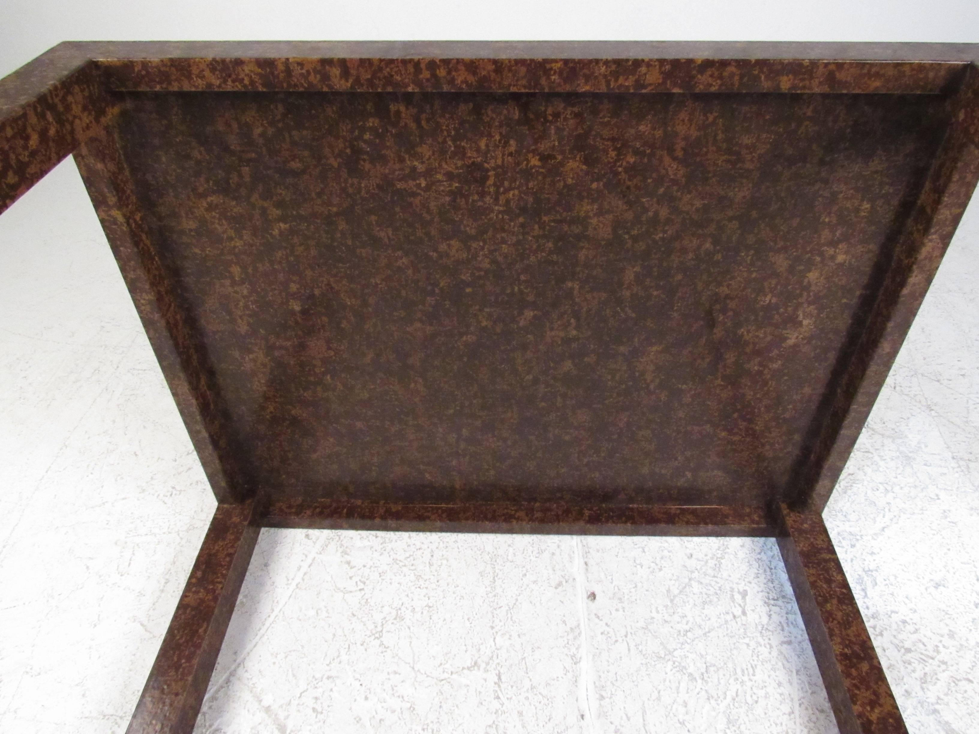 Late 20th Century Edward Wormley Style Side Table 