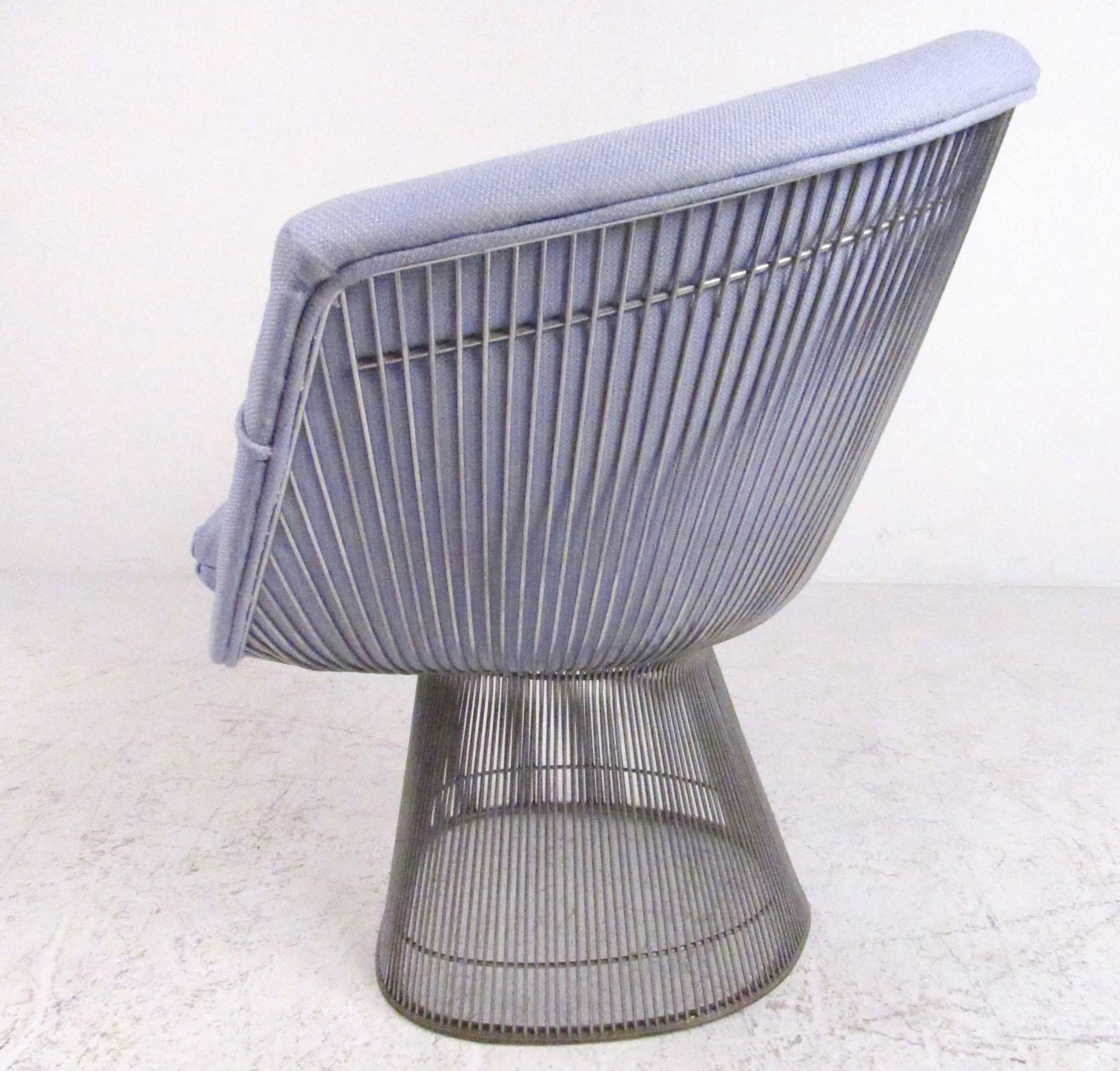American Pair of Vintage Modern Warren Platner Lounge Chairs for Knoll