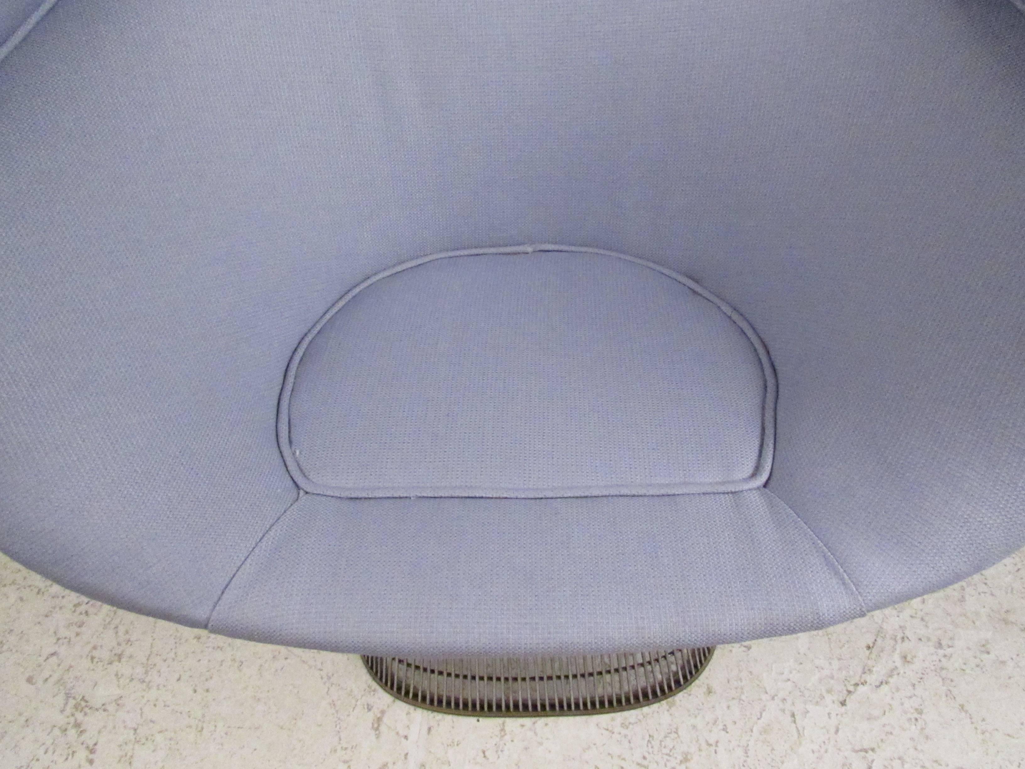 Pair of Vintage Modern Warren Platner Lounge Chairs for Knoll 1