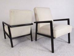 Pair of Vintage T.H. Robsjohn-Gibbings Lounge Chairs