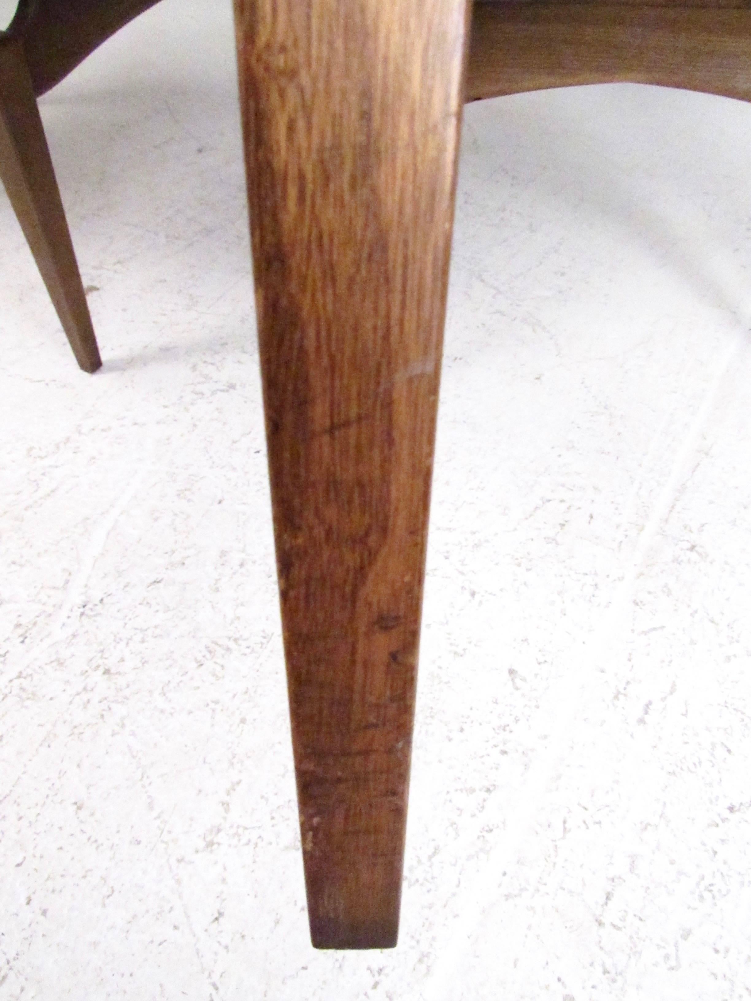 Late 20th Century Pair of Two-Tier Floating Top End Tables by Lane Furniture
