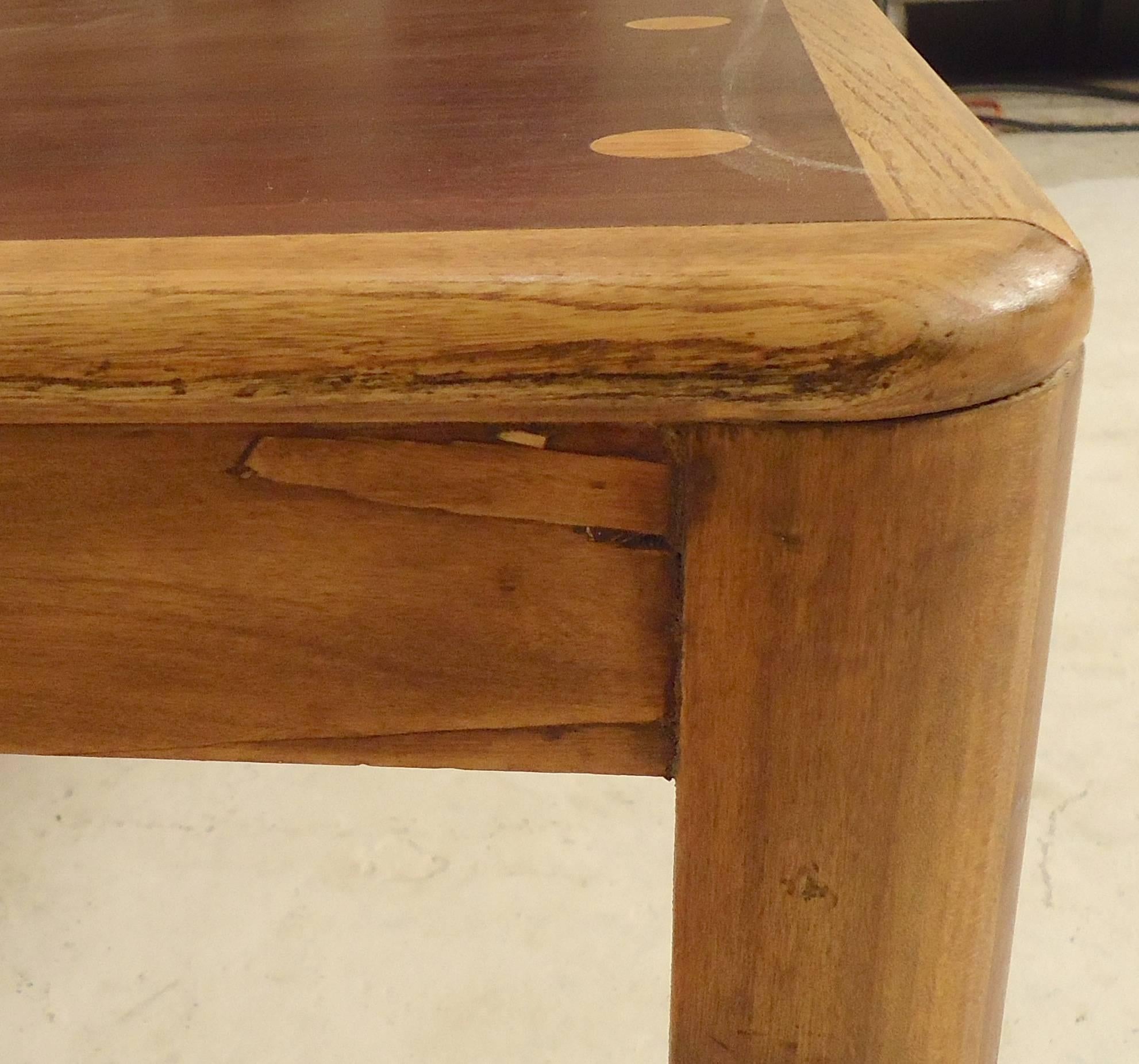 Mid-Century Modern Rare Table by Lane with Inlay