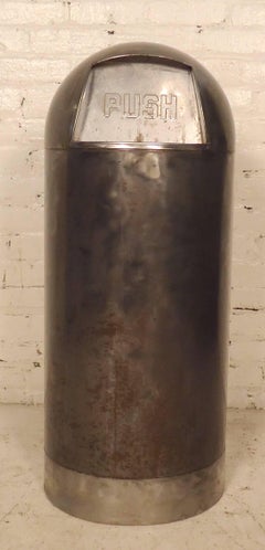 Vintage "Bullet" Trash Can with Liner