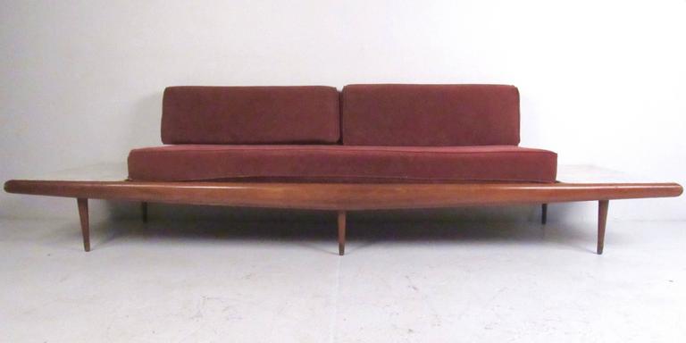Stylish Mid Century Sofa Daybed In The Manner Of Adrian Pearsall Stylish Mid Century Sofa Daybed In The Manner Of Adrian Pearsall