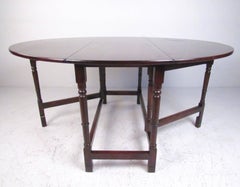 Vintage Modern Drop Leaf Table by John Widdicomb