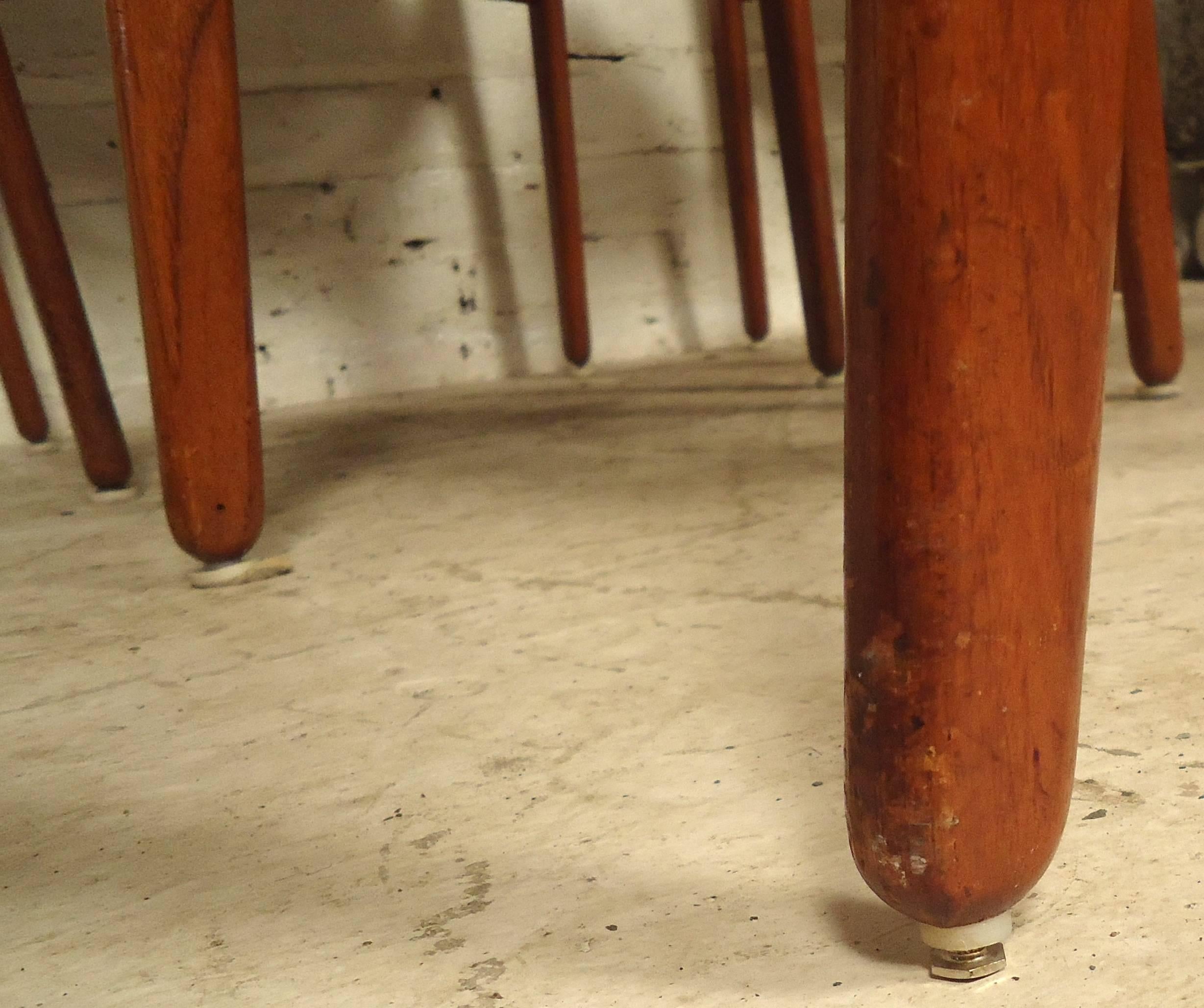 Set of Six Erik Buch Cowhide Chairs In Good Condition In Brooklyn, NY