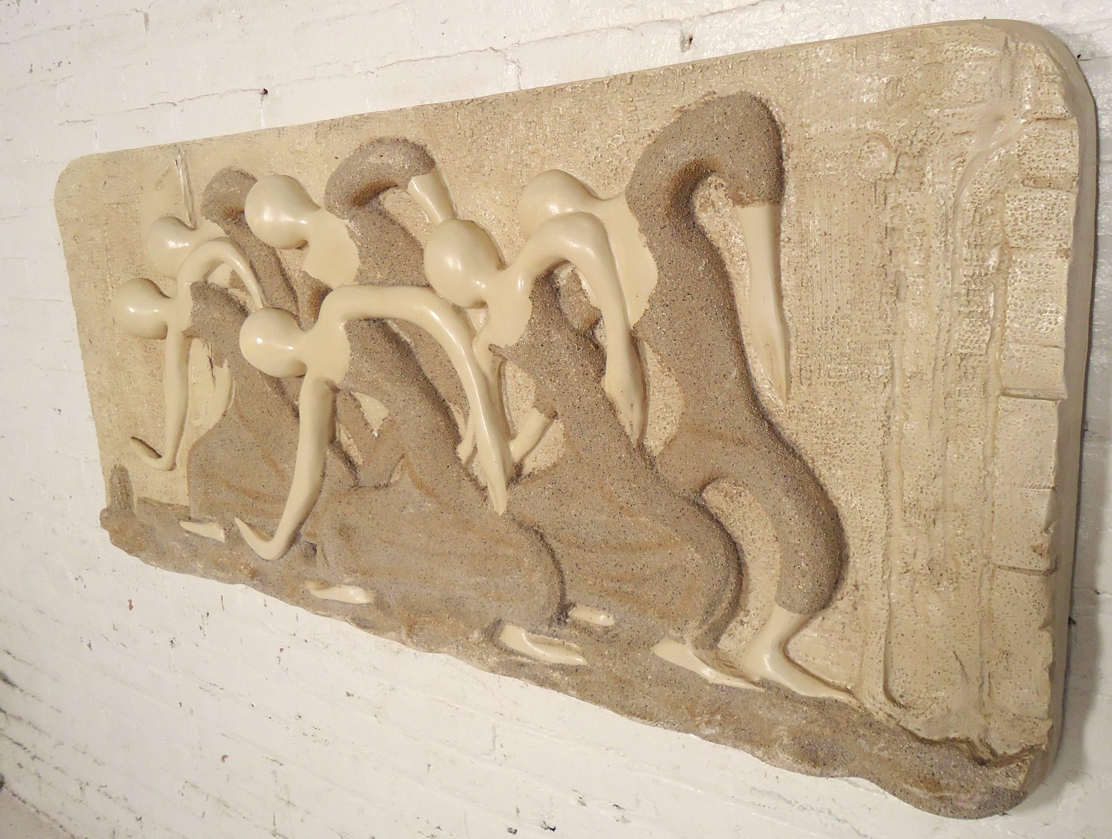 Mid-Century Modern Unique Textured Wall Art
