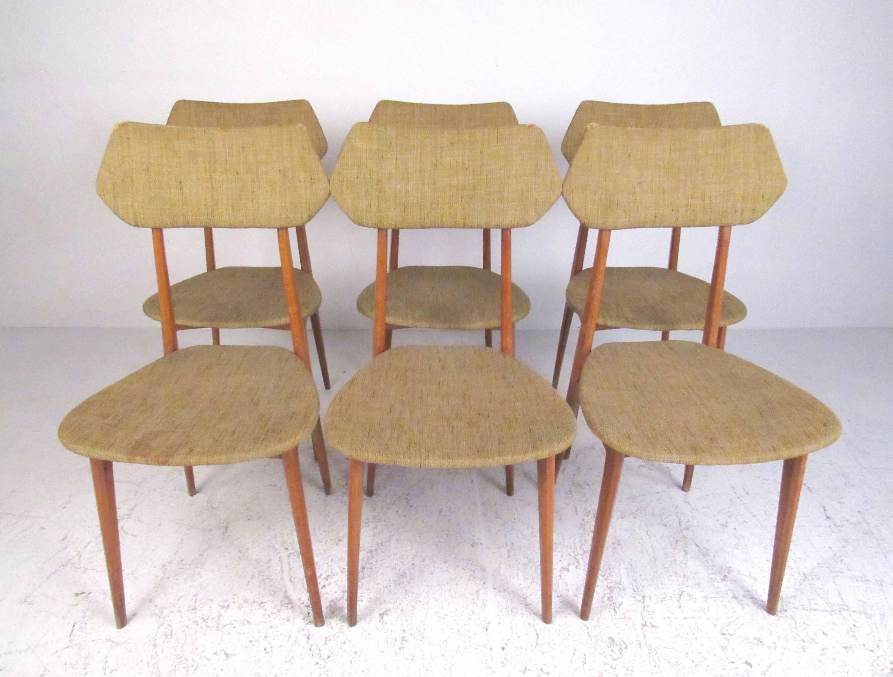 Mid-Century Modern Mid-Century Dining Chairs after Ico Parisi